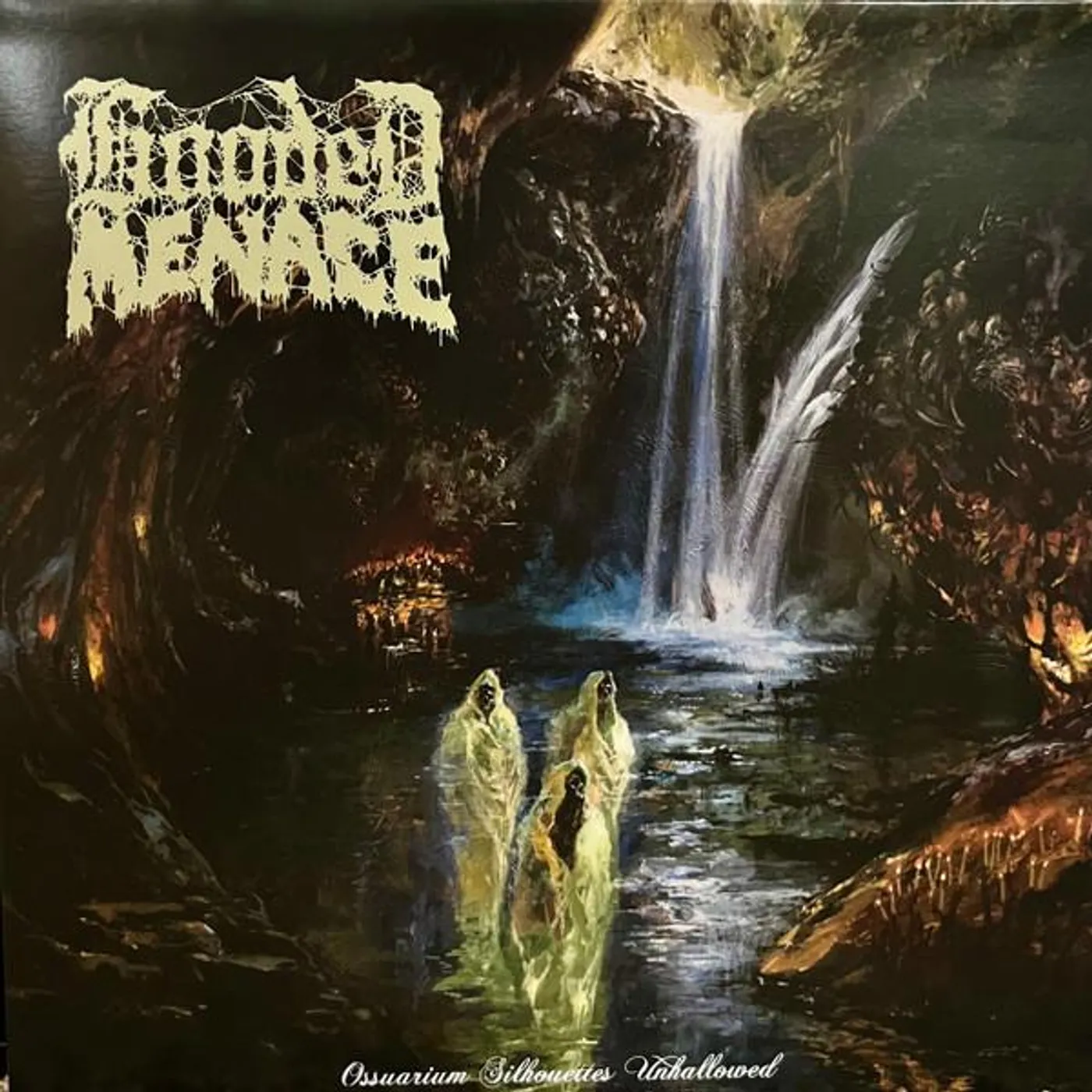 Hooded Menace Ossuarium Silhouettes Unhallowed (Moss Green) Vinyl Record