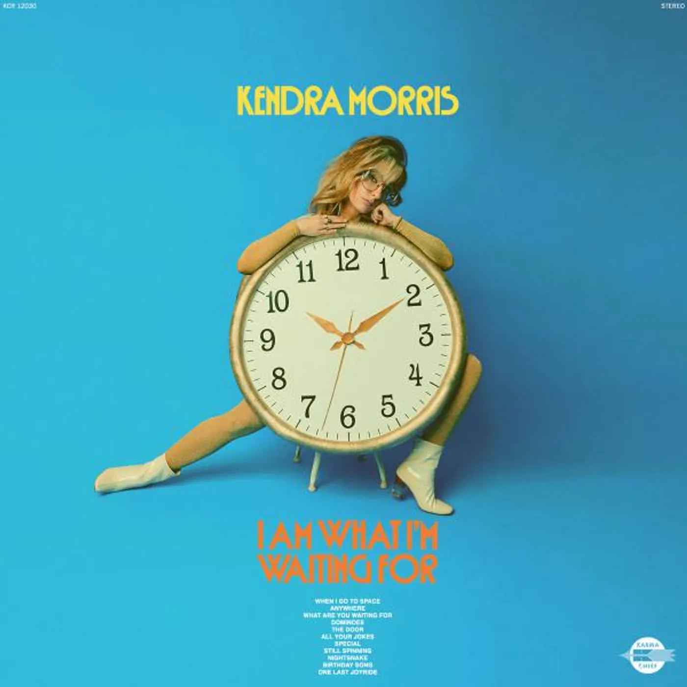Kendra Morris I Am What I'm Waiting For (Transparent Blue W/ White Swirl) Vinyl Record