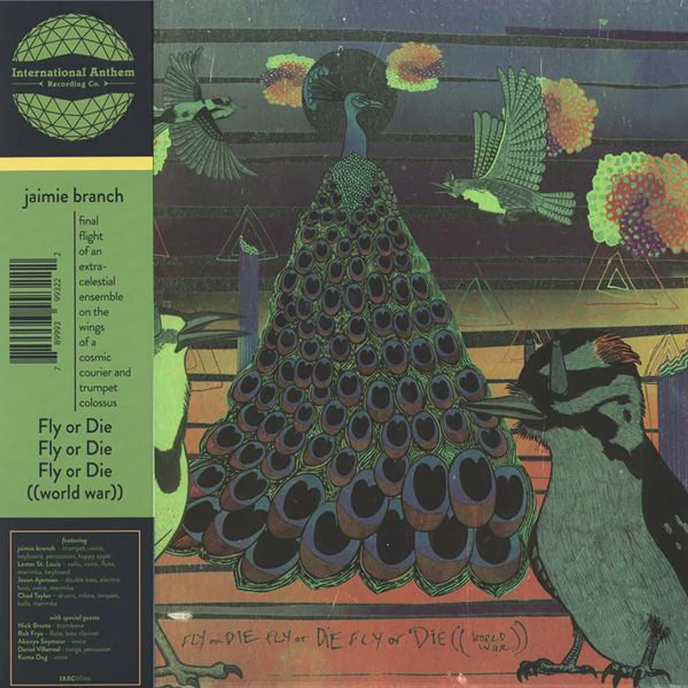 Jaimie Branch FLY OR DIE FLY OR DIE FLY OR DIE (WORLD WAR) Vinyl Record