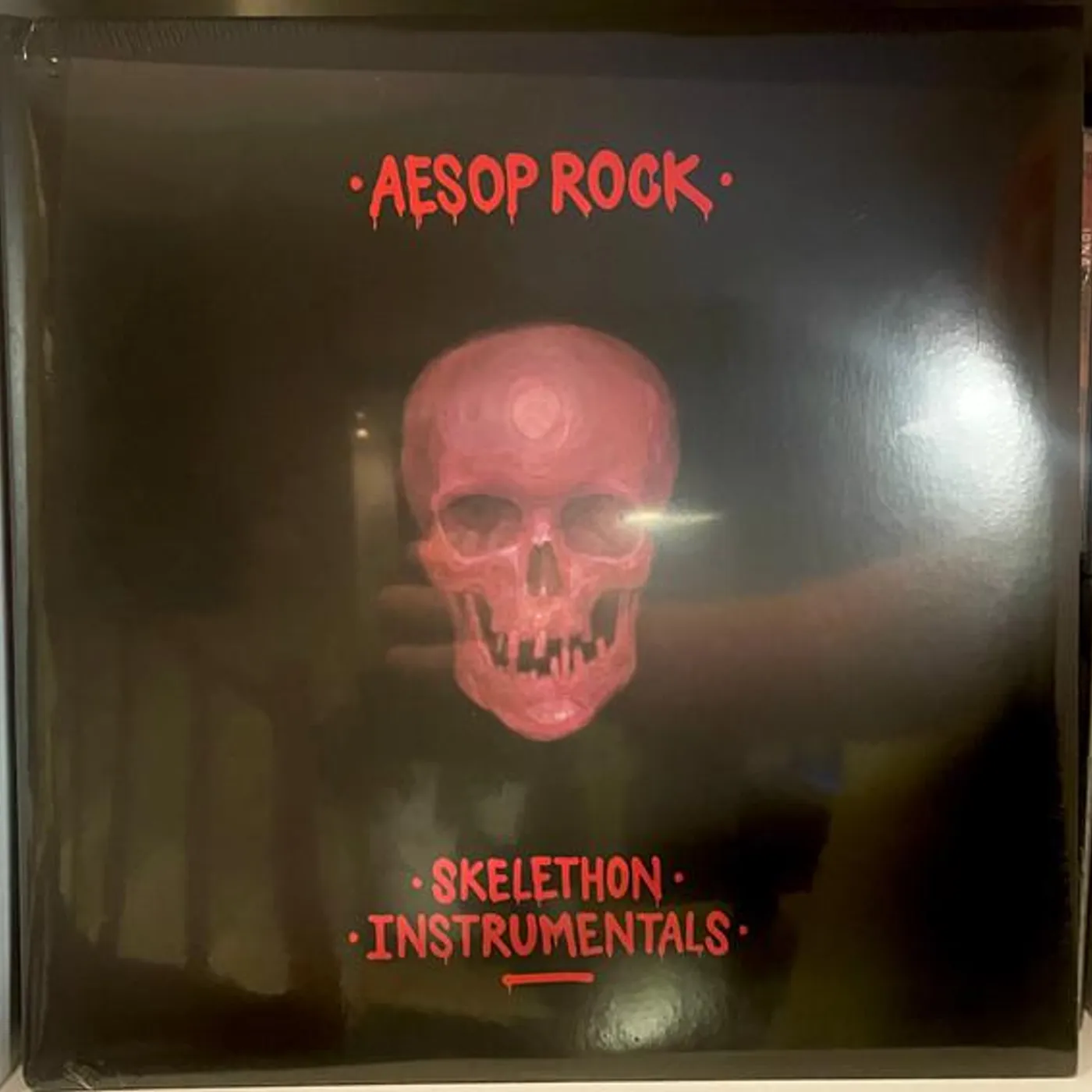 Aesop Rock SKELETHON (INSTRUMENTAL VERSION) (MAROON & BLACK MARBLE VINYL/2LP) Vinyl Record
