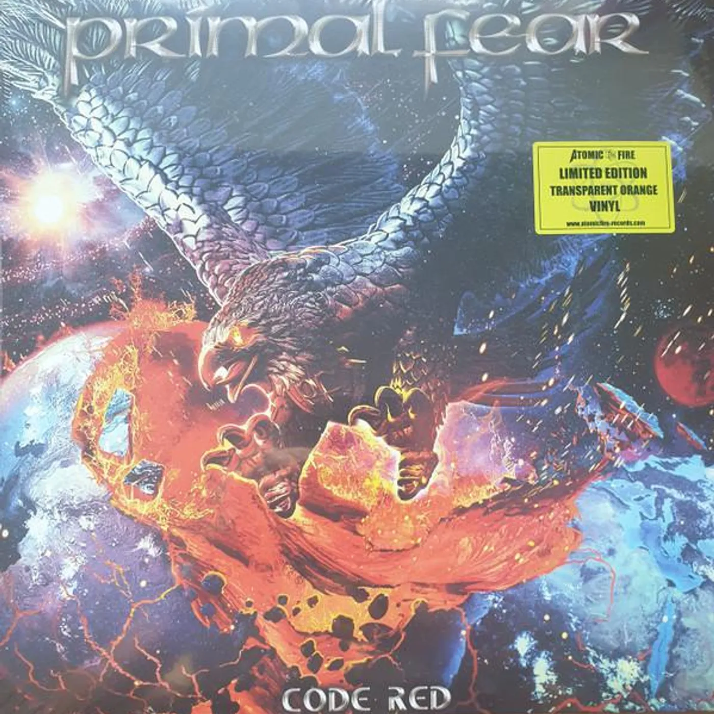 Primal Fear Code Red (2LP/Transparent Orange) Vinyl Record