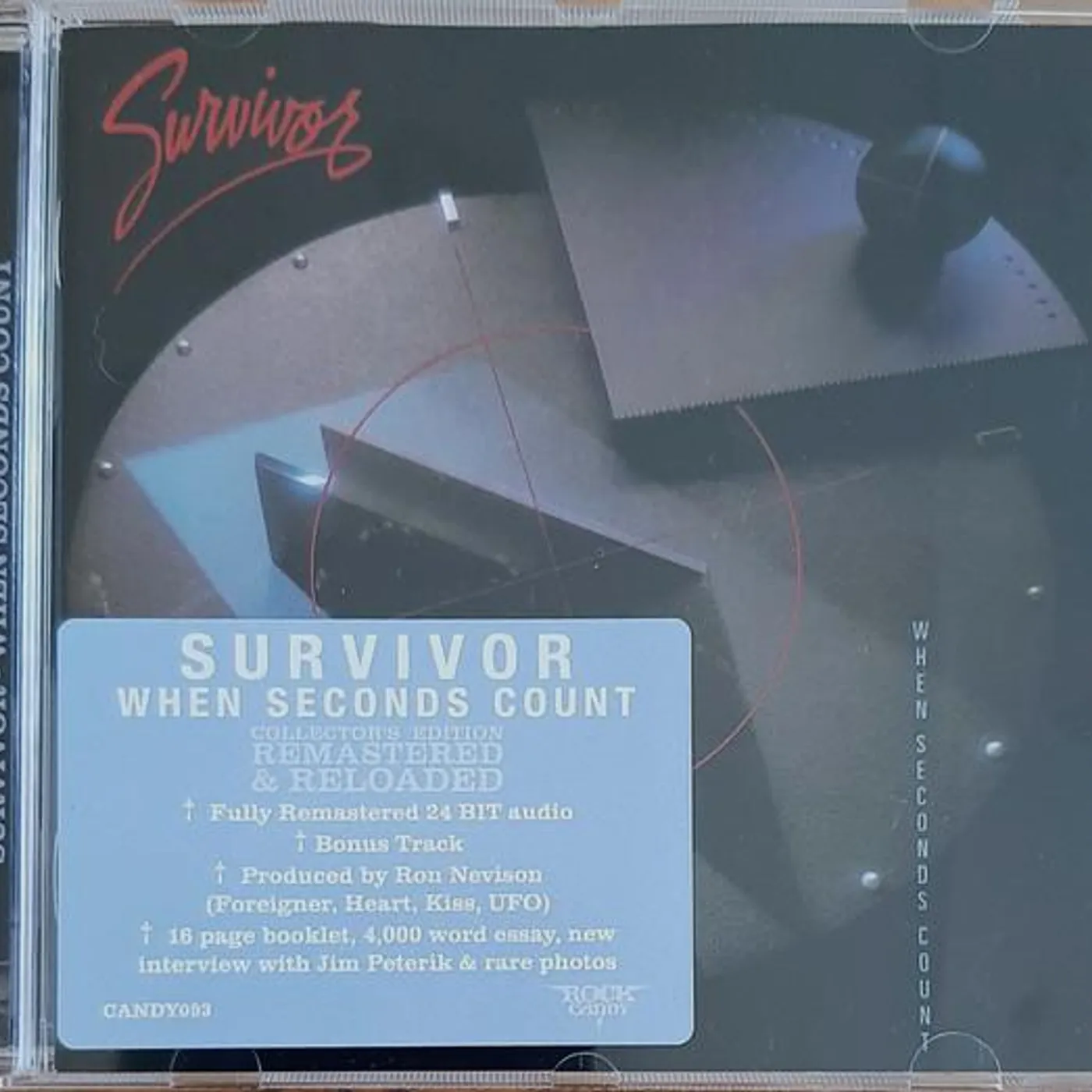 Survivor WHEN SECONDS COUNT CD
