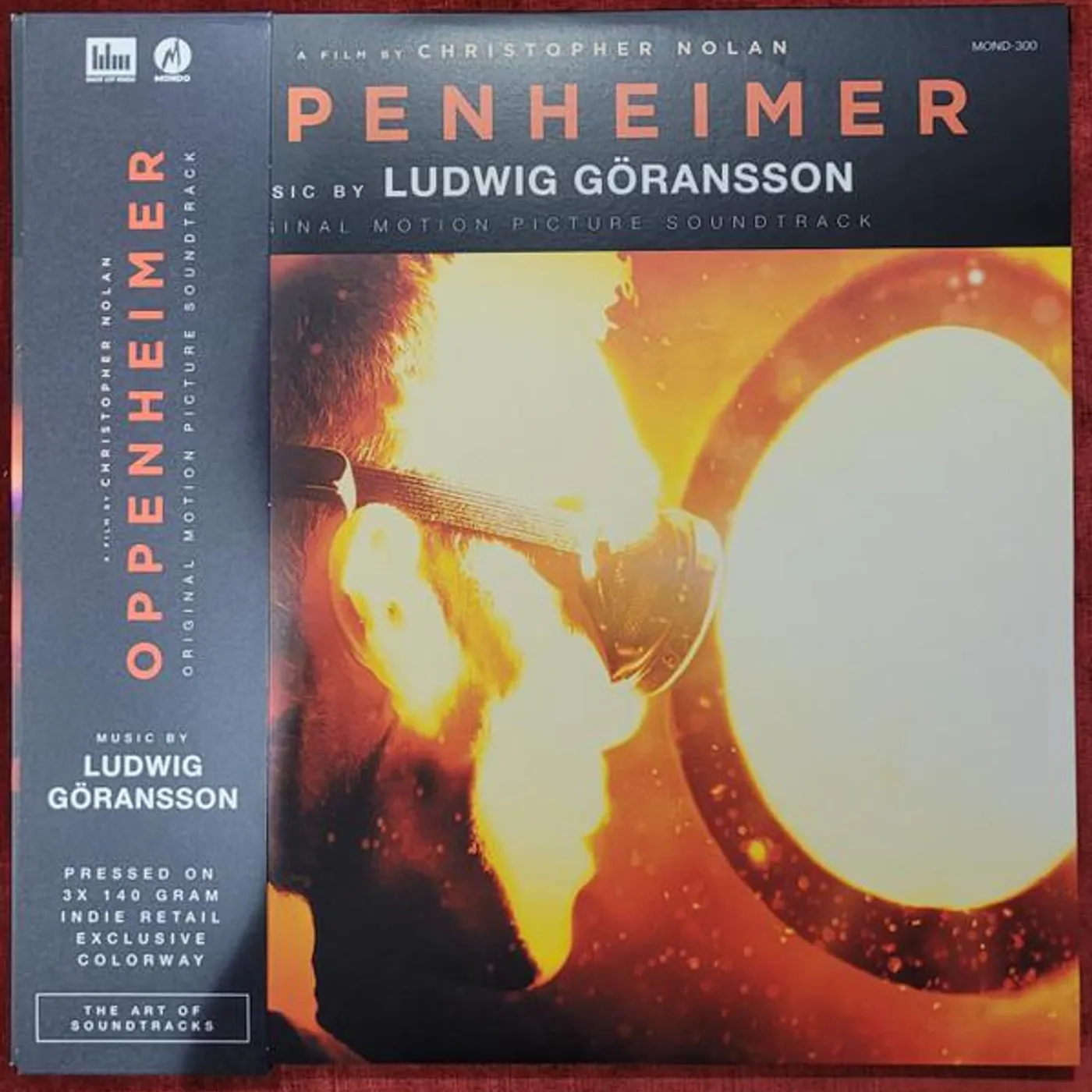 Ludwig Göransson Oppenheimer Original Soundtrack (140G/Opaque Orange) Vinyl Record