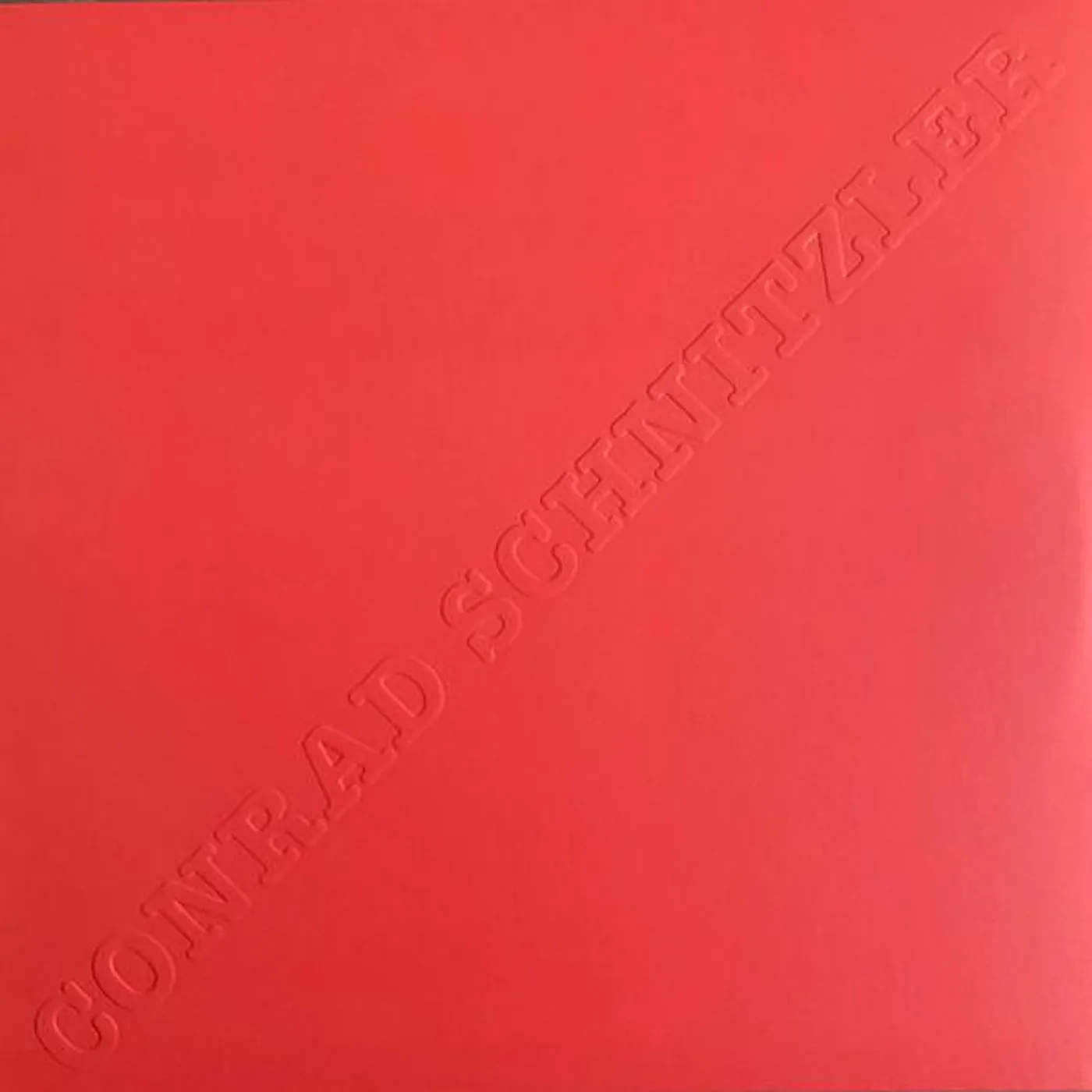 Conrad Schnitzler Rot (Limited/50Th Anniversary) Vinyl Record