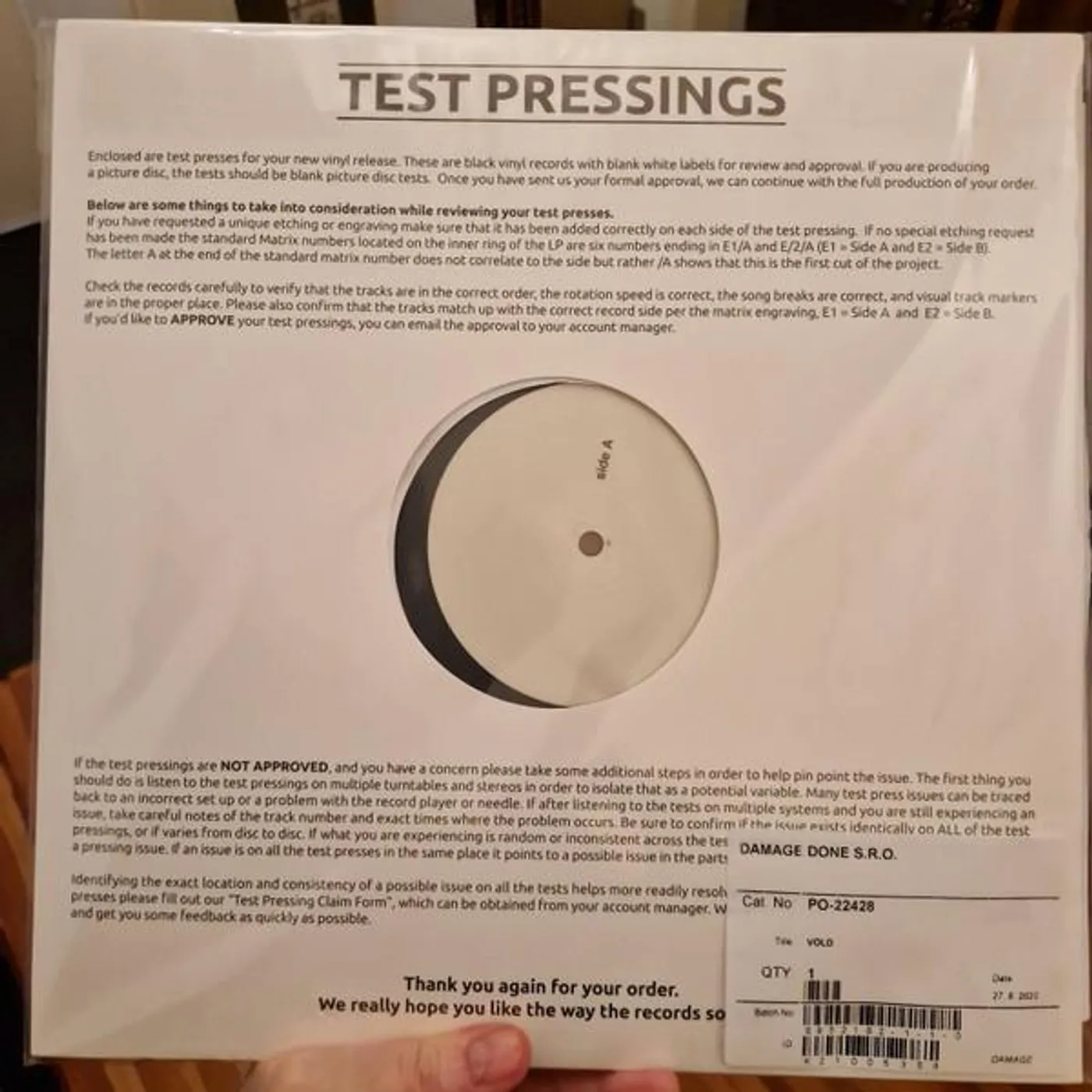 Nyrst VOLD (LAVA SMASH VINYL) Vinyl Record