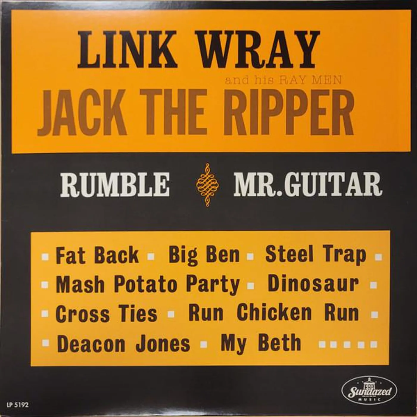 Link Wray Jack The Ripper (Red) Vinyl Record