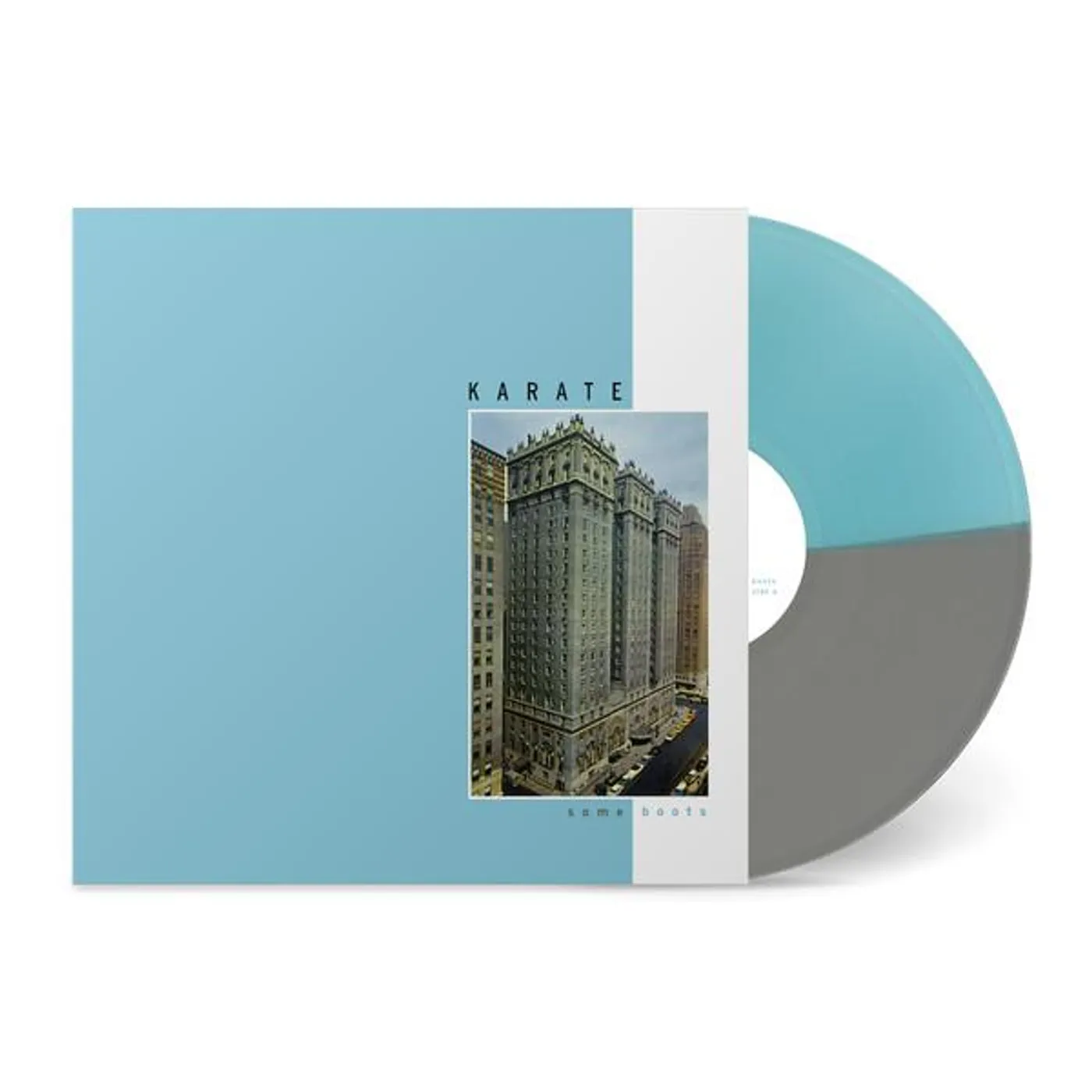 Karate SOME BOOTS (TRANSPARENT LIGHT BLUE & GREY VINYL) Vinyl Record