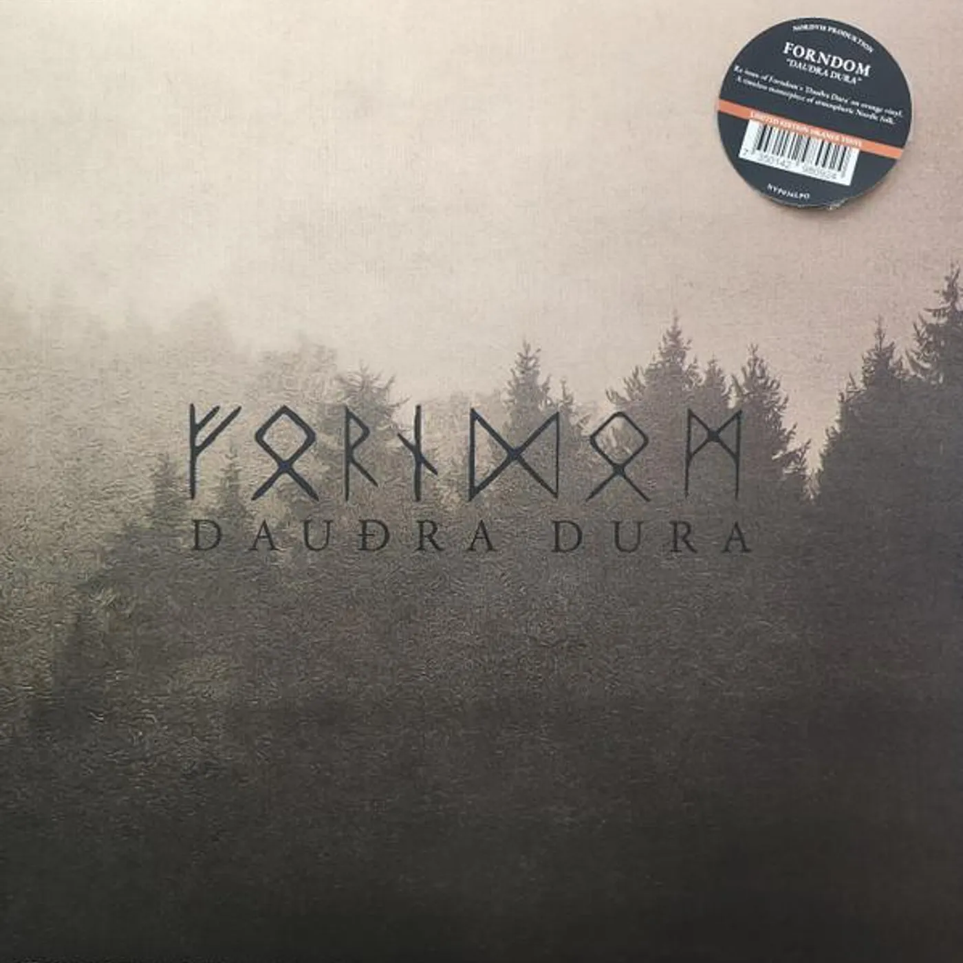 Forndom Daudra Dura (Orange) Vinyl Record