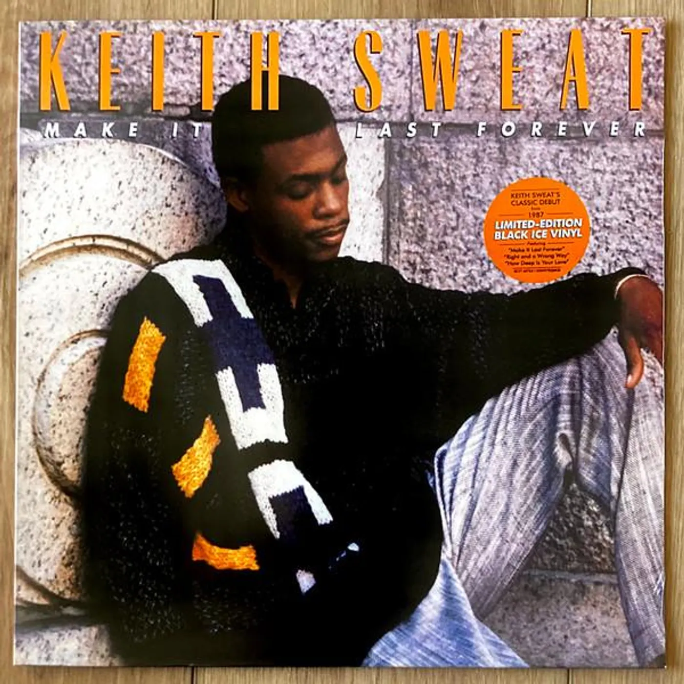 Keith Sweat MAKE IT LAST FOREVER (BLACK ICE VINYL) Vinyl Record