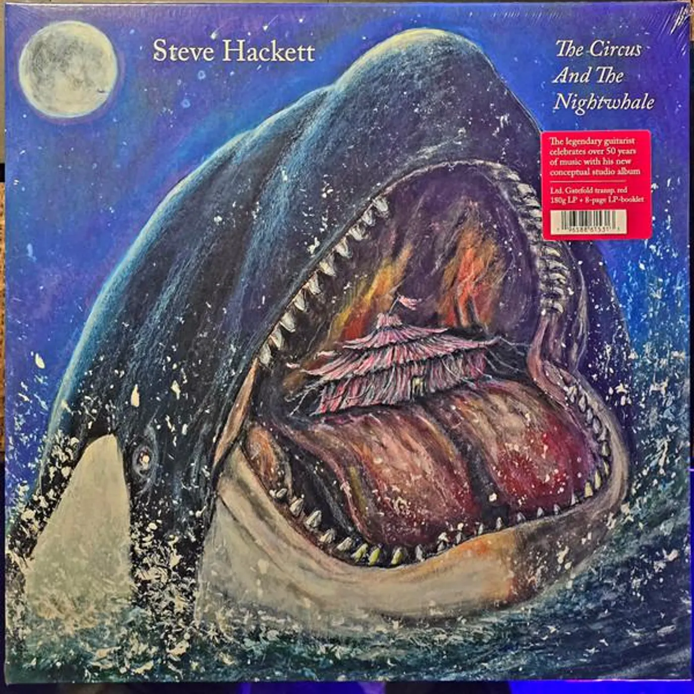 Steve Hackett CIRCUS & THE NIGHTWHALE (RED VINYL) Vinyl Record