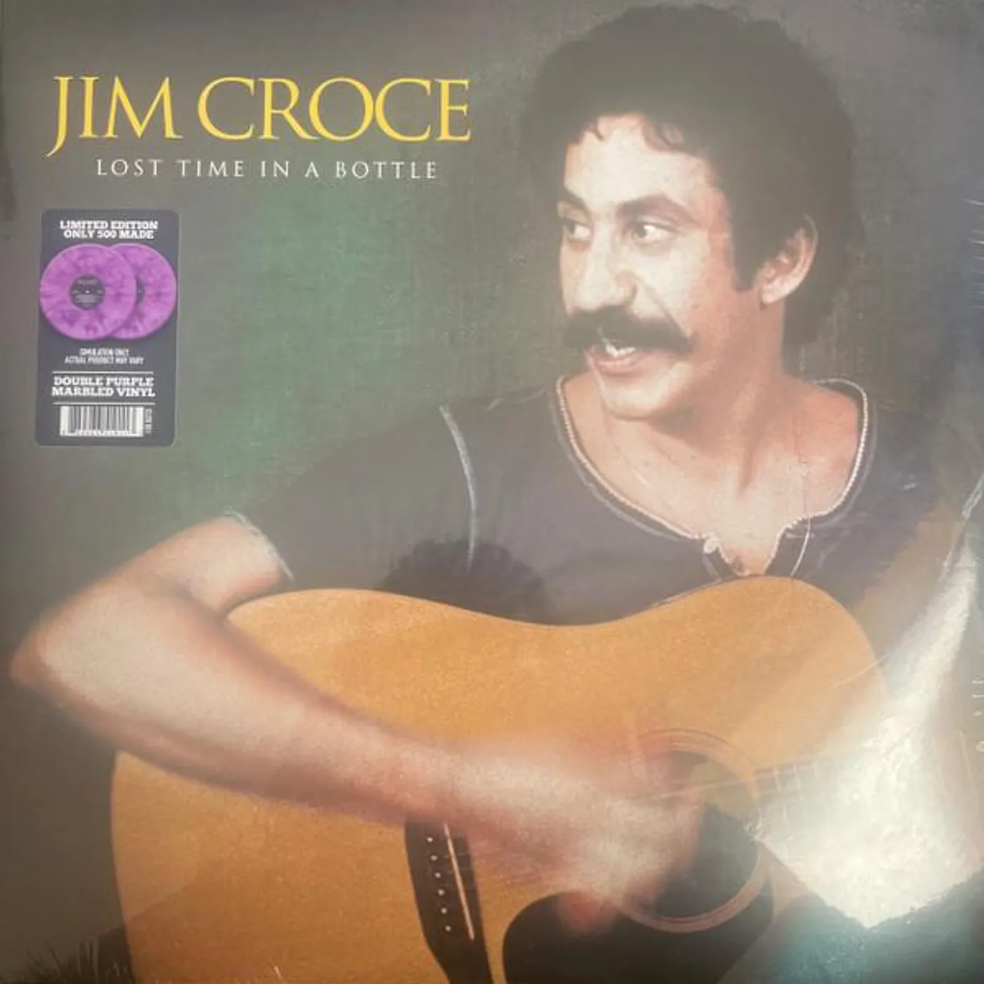 Jim Croce LOST TIME IN A BOTTLE (PURPLE MARBLE VINYL/2LP) Vinyl Record