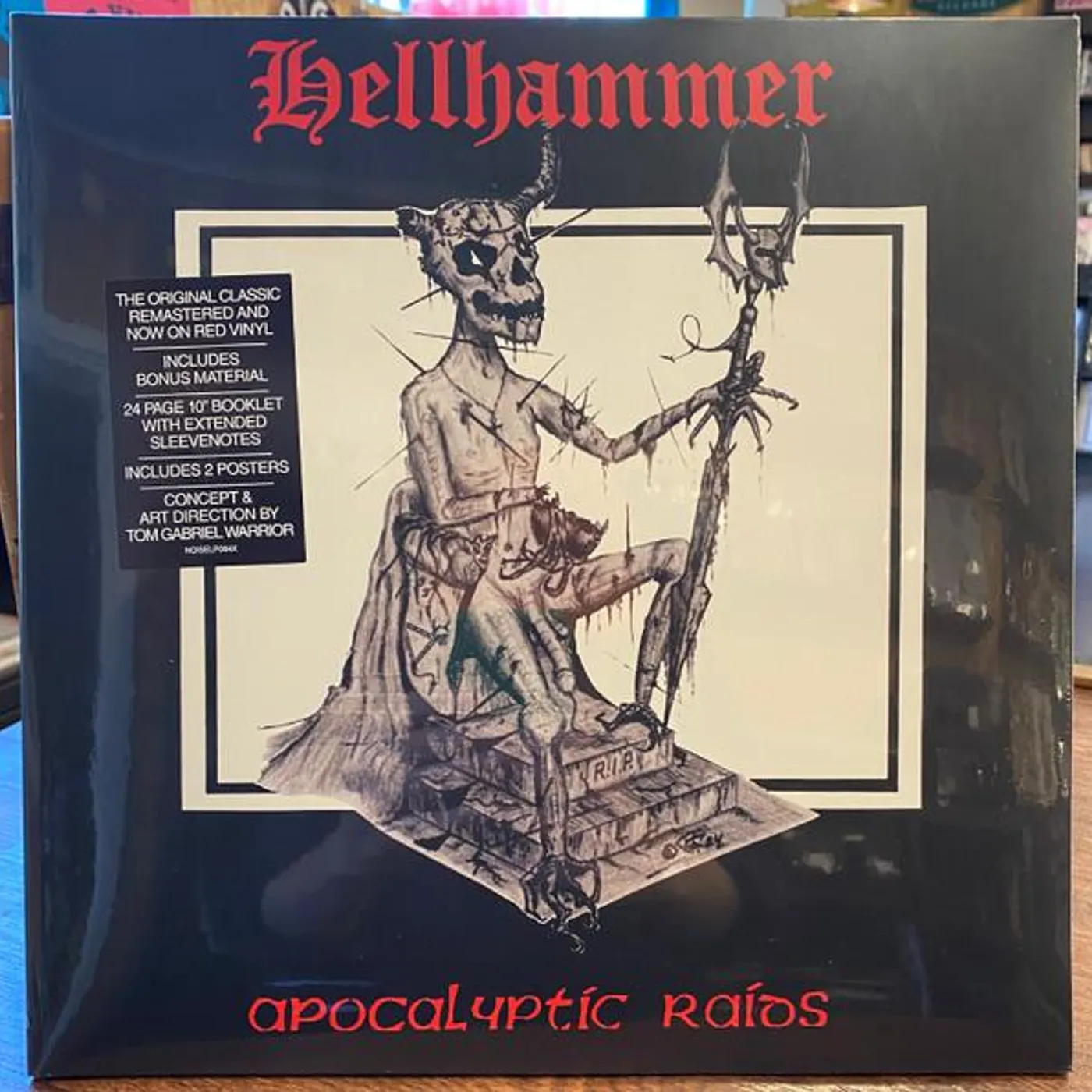 Hellhammer APOCALYPTIC RAIDS Vinyl Record