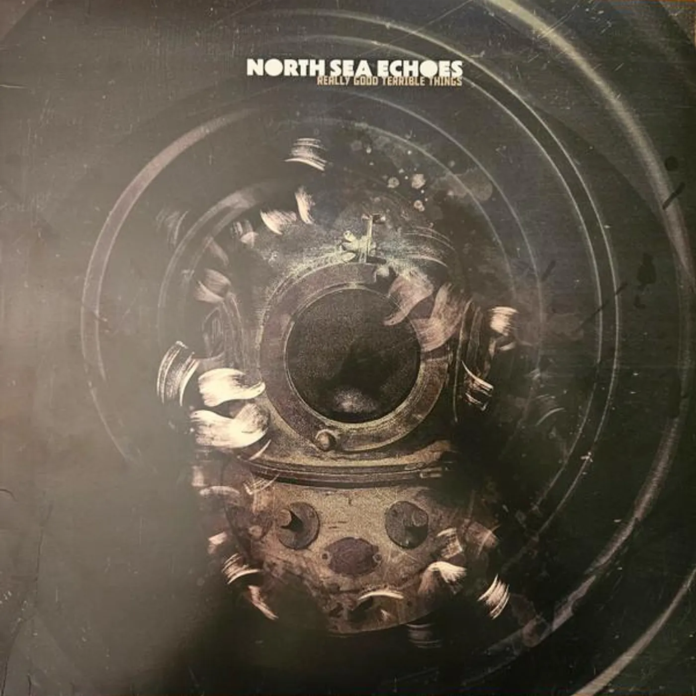 North Sea Echoes REALLY GOOD TERRIBLE THINGS (OLIVE YELLOW BLUE MARBLED VINYL) Vinyl Record