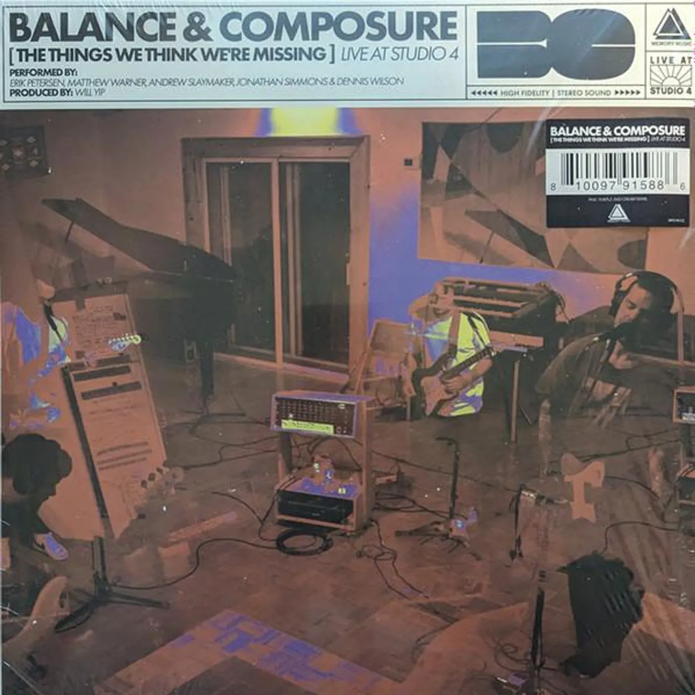 Balance And Composure THINGS WE THINK WE'RE MISSING LIVE AT STUDIO 4 (PINK W/ PURPLE & CREAM SWIRL VINYL) Vinyl Record