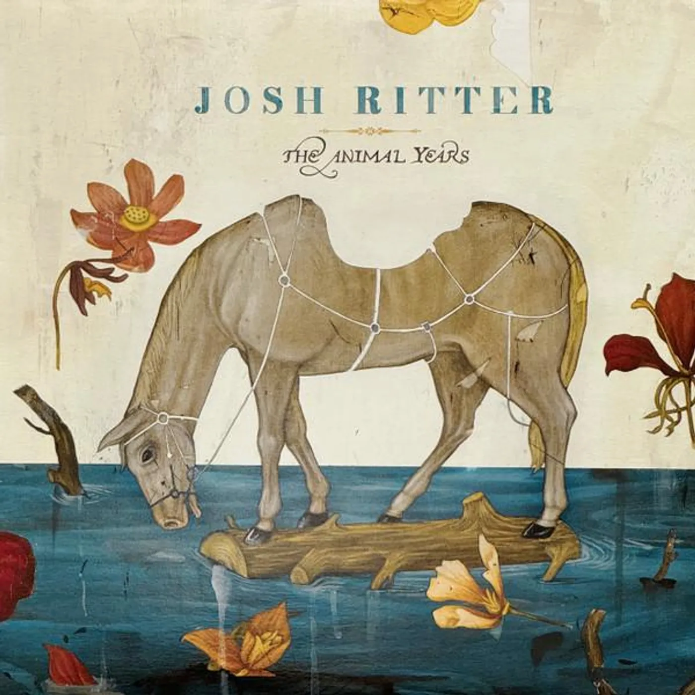 Josh Ritter ANIMAL YEARS (ROSE CHAMPAGNE VINYL) Vinyl Record