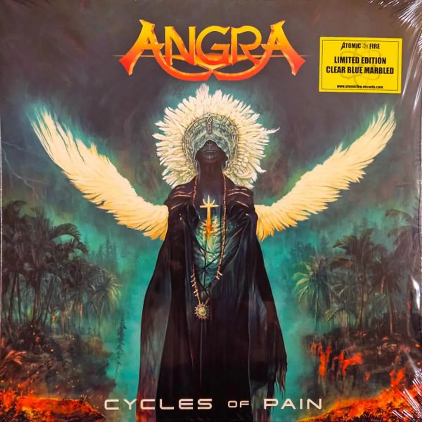 ANGRA Cycles Of Pain (2LP/Clear Blue Marbled) Vinyl Record