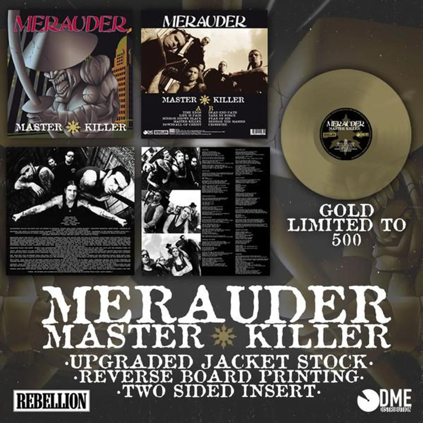 Merauder Master Killer (Gold) Vinyl Record