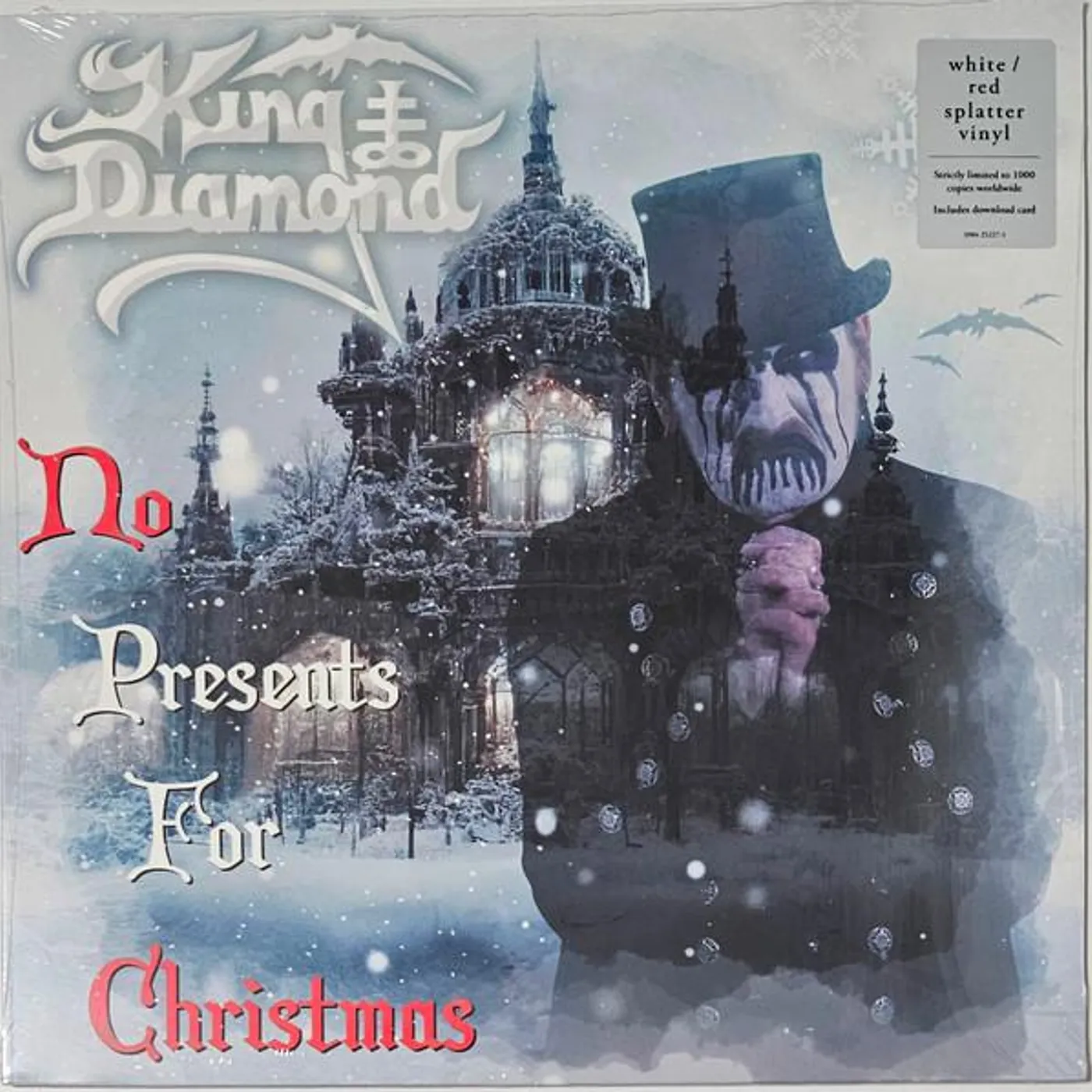 King Diamond No Presents For Christmas (Red/White Splatter) Vinyl Record