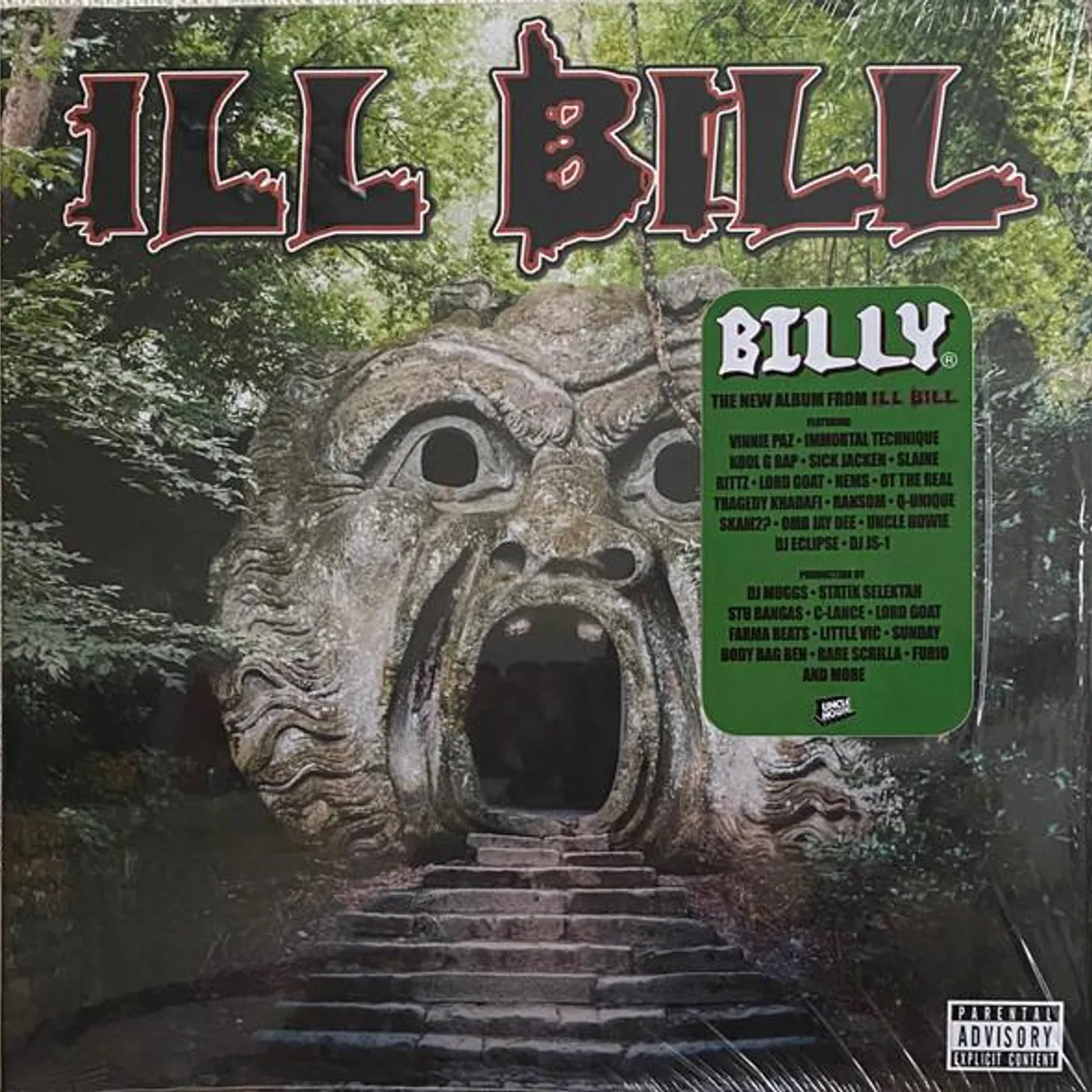 ILL BILL Billy (Ultra Clear Vinyl/2LP) Vinyl Record