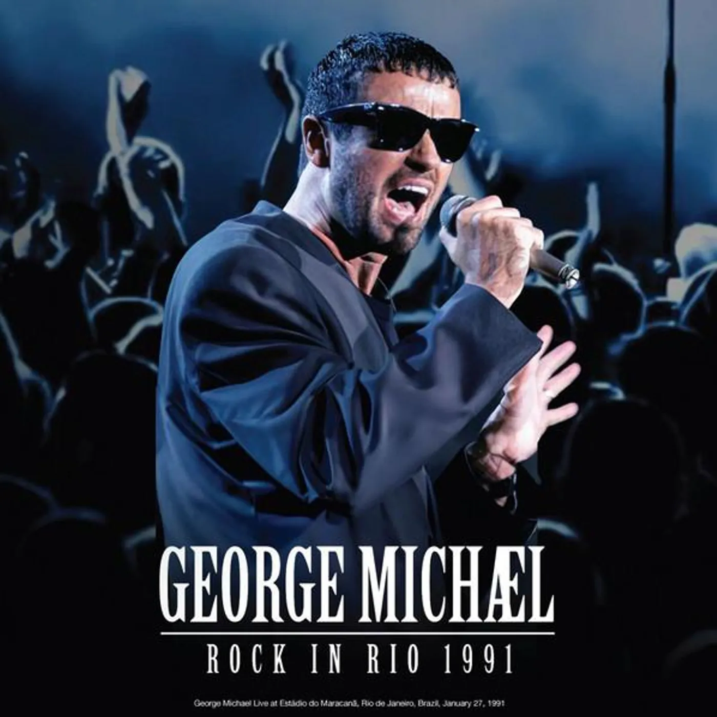 George Michael ROCK IN RIO 1991 (TRANSPARENT BLUE VINYL) Vinyl Record