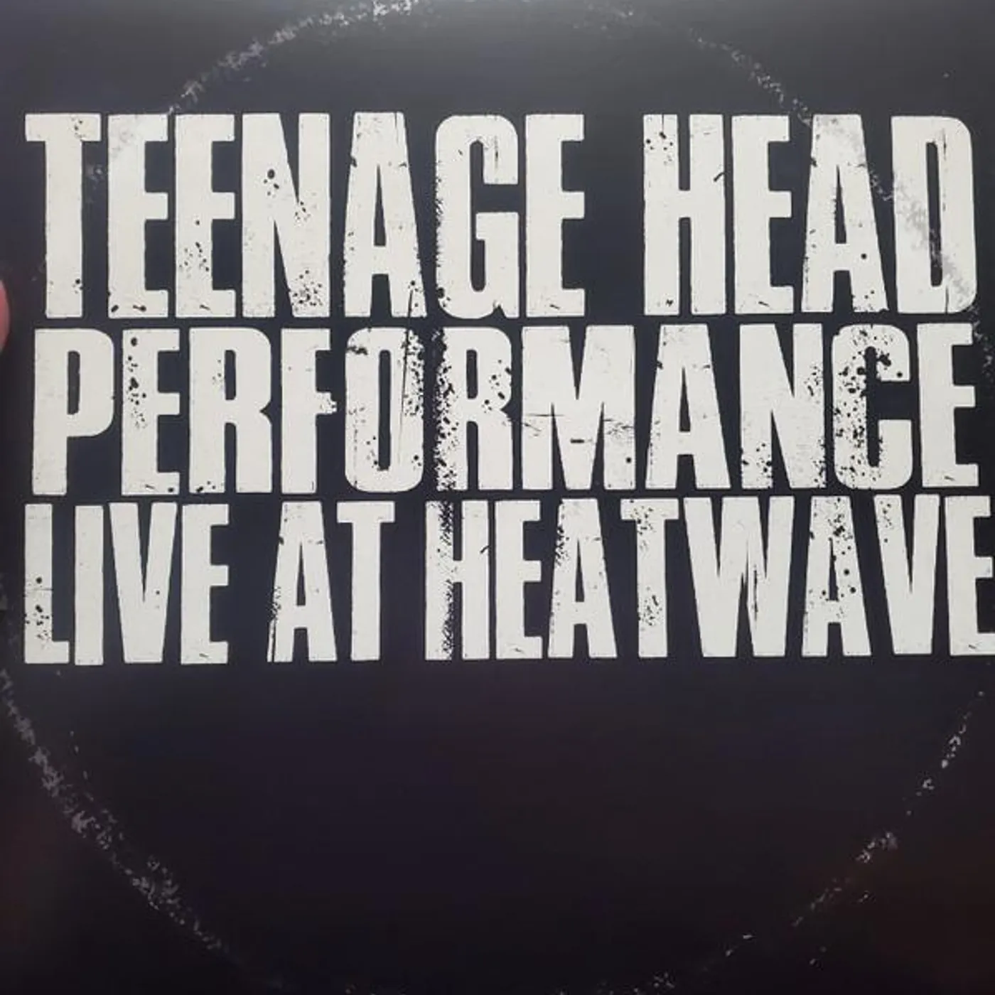 Teenage Head LIVE AT HEATWAVE Vinyl Record