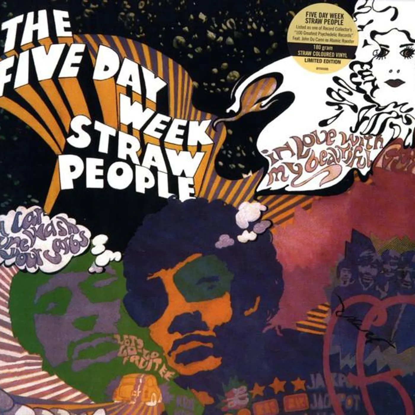 Five Day Week Straw People (Straw Color/180G) Vinyl Record