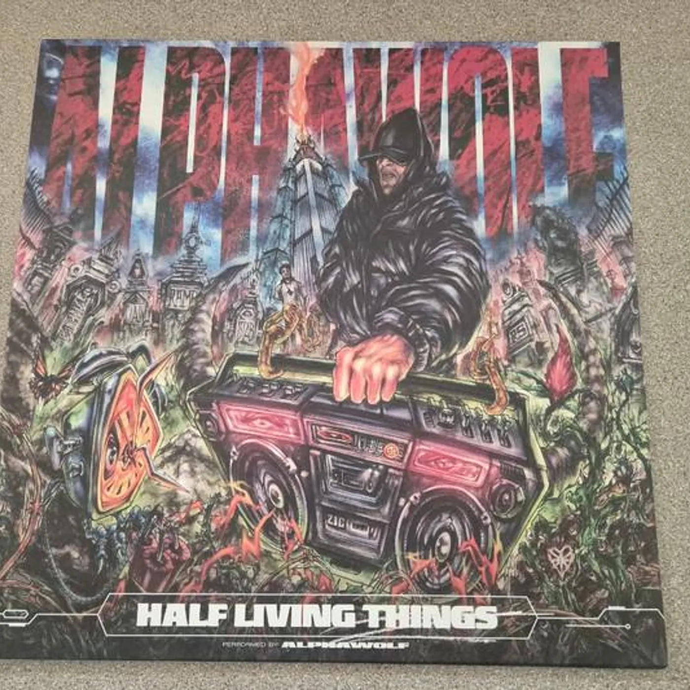 Alpha Wolf HALF LIVING THINGS Vinyl Record