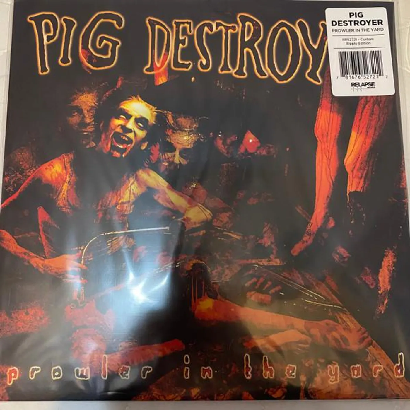 Pig Destroyer Prowler In The Yard (Deluxe Reissue) (Custom Ripple) Vinyl Record