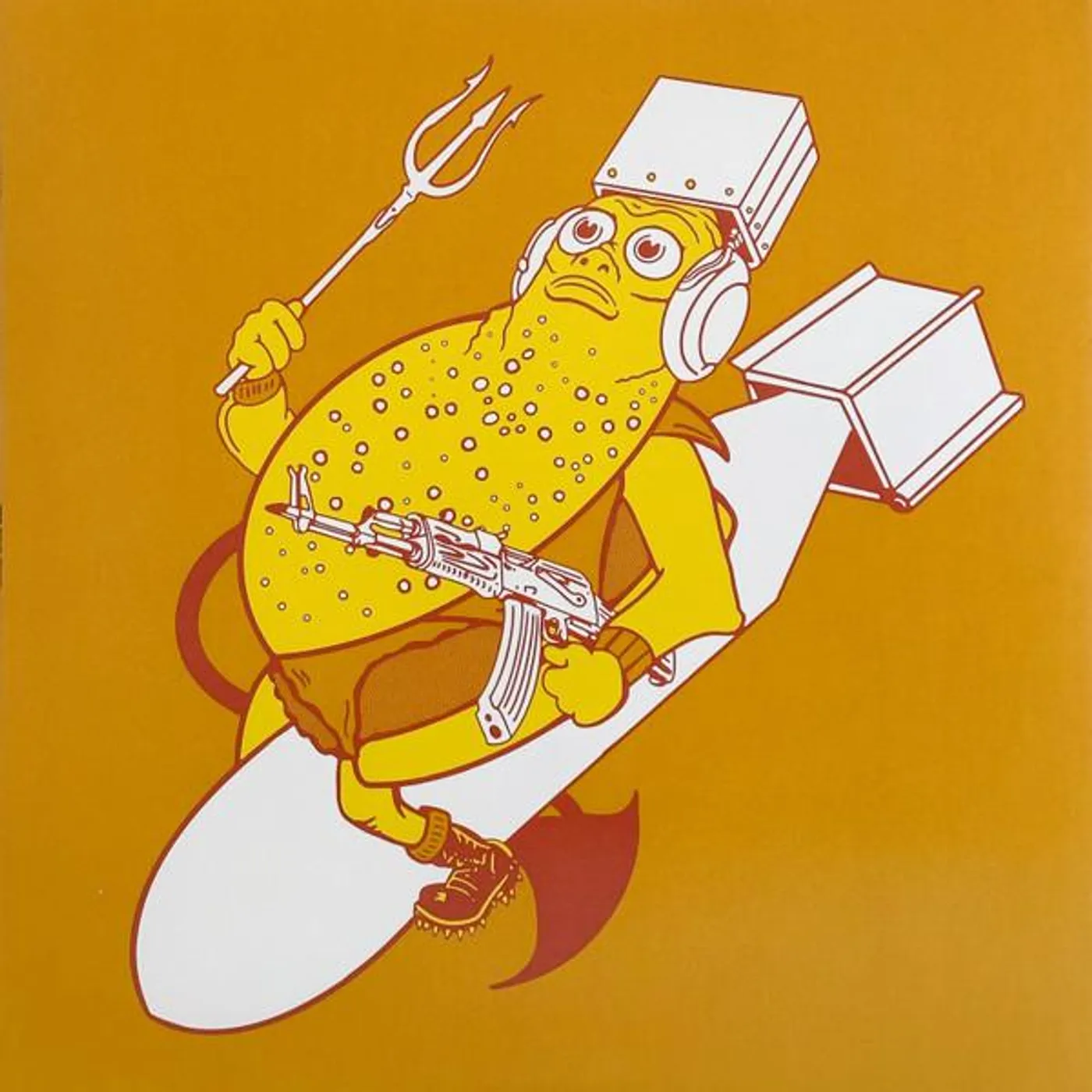 Rickshaw Billie's Burger Patrol Big Dumb Riffs Vinyl Record