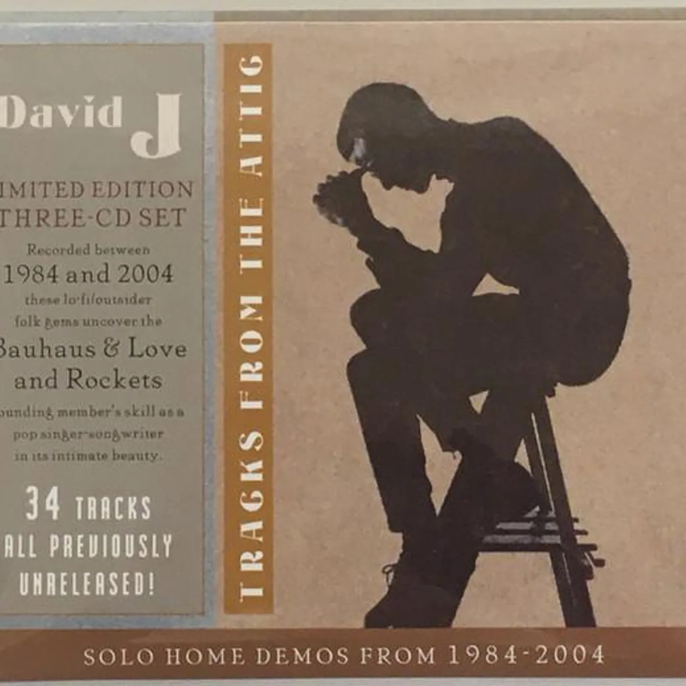 David J TRACKS FROM THE ATTIC (3CD) CD