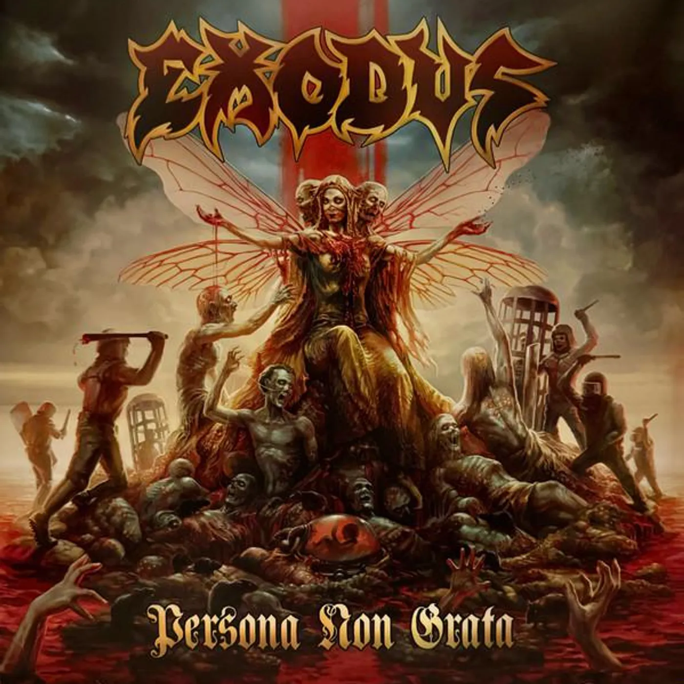 Exodus PERSONA NON GRATA (CLEAR/GOLD/BLACK/TURQUOISE VINYL) Vinyl Record