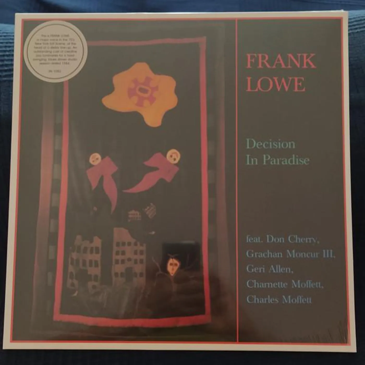 Frank Lowe DECISION IN PARADISE Vinyl Record