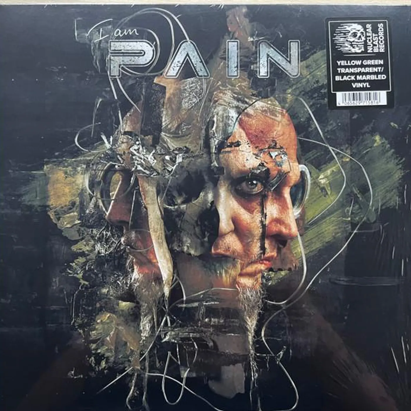 PAIN I Am (Green Black Smoke) Vinyl Record