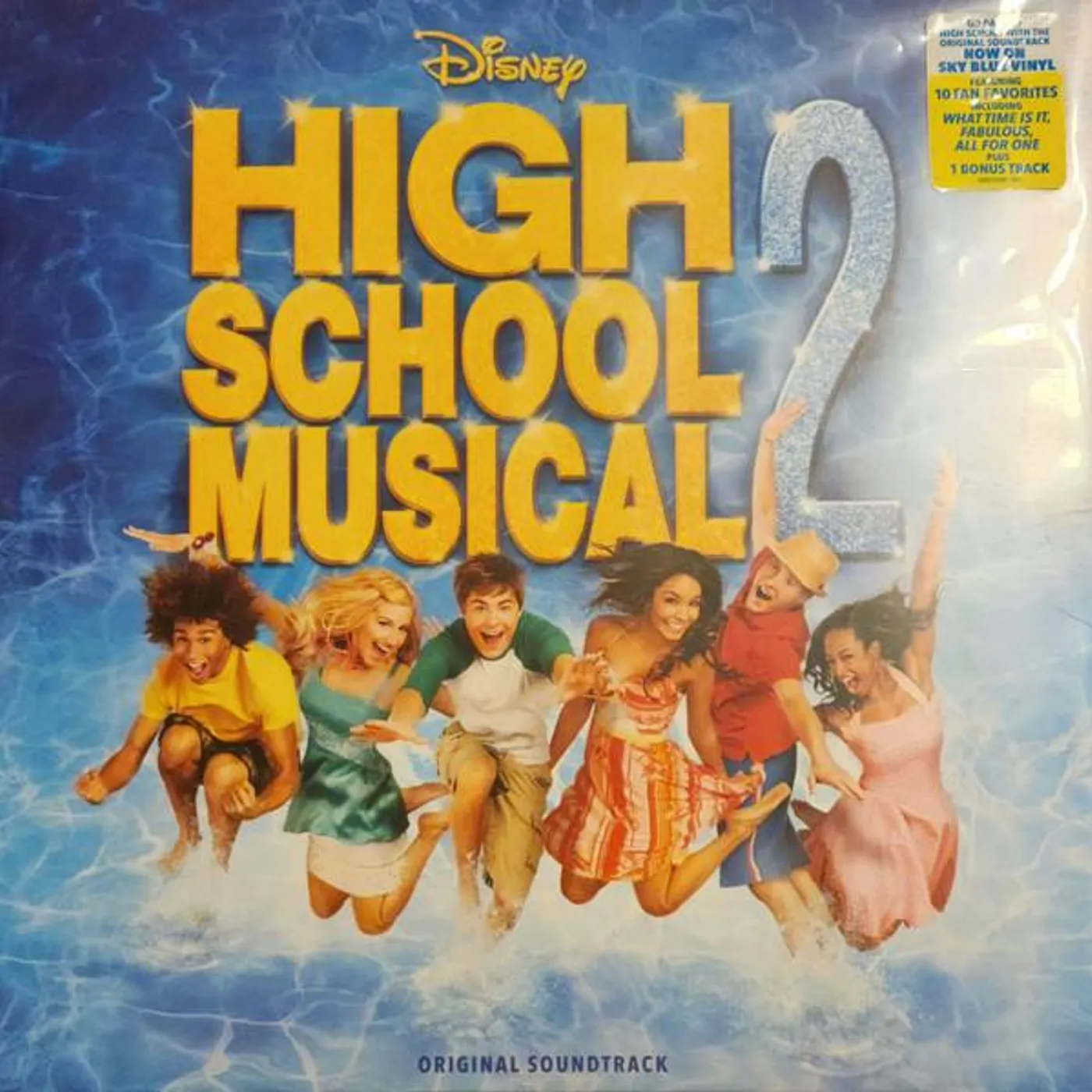 High School Musical Cast HIGH SCHOOL MUSICAL 2 Original Soundtrack (SKY BLUE VINYL) Vinyl Record