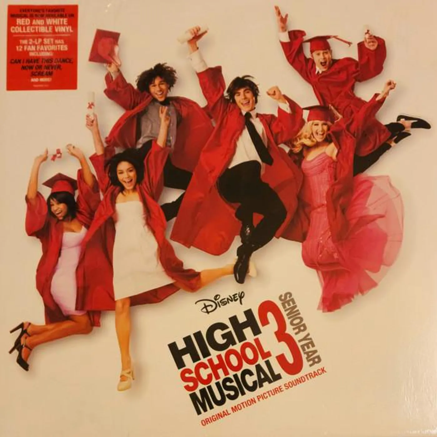 High School Musical Cast HIGH SCHOOL MUSICAL 3: SENIOR YEAR Original Soundtrack (APPLE/WHITE VINYL/2LP) Vinyl Record