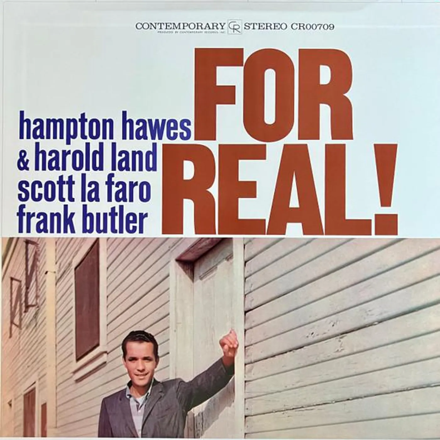 Hampton Hawes FOR REAL! (CONTEMPORARY RECORDS ACOUSTIC SOUNDS SERIES) Vinyl Record