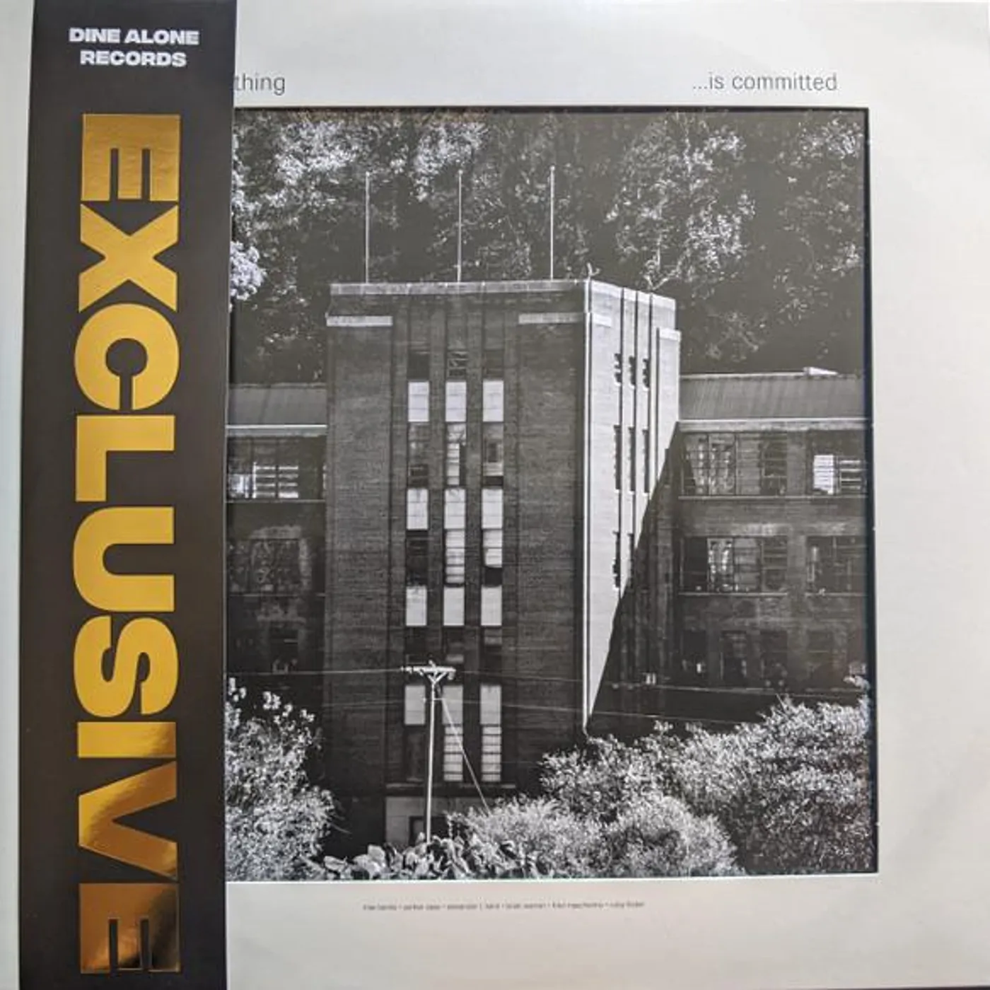 Say Anything IS COMMITTED Vinyl Record