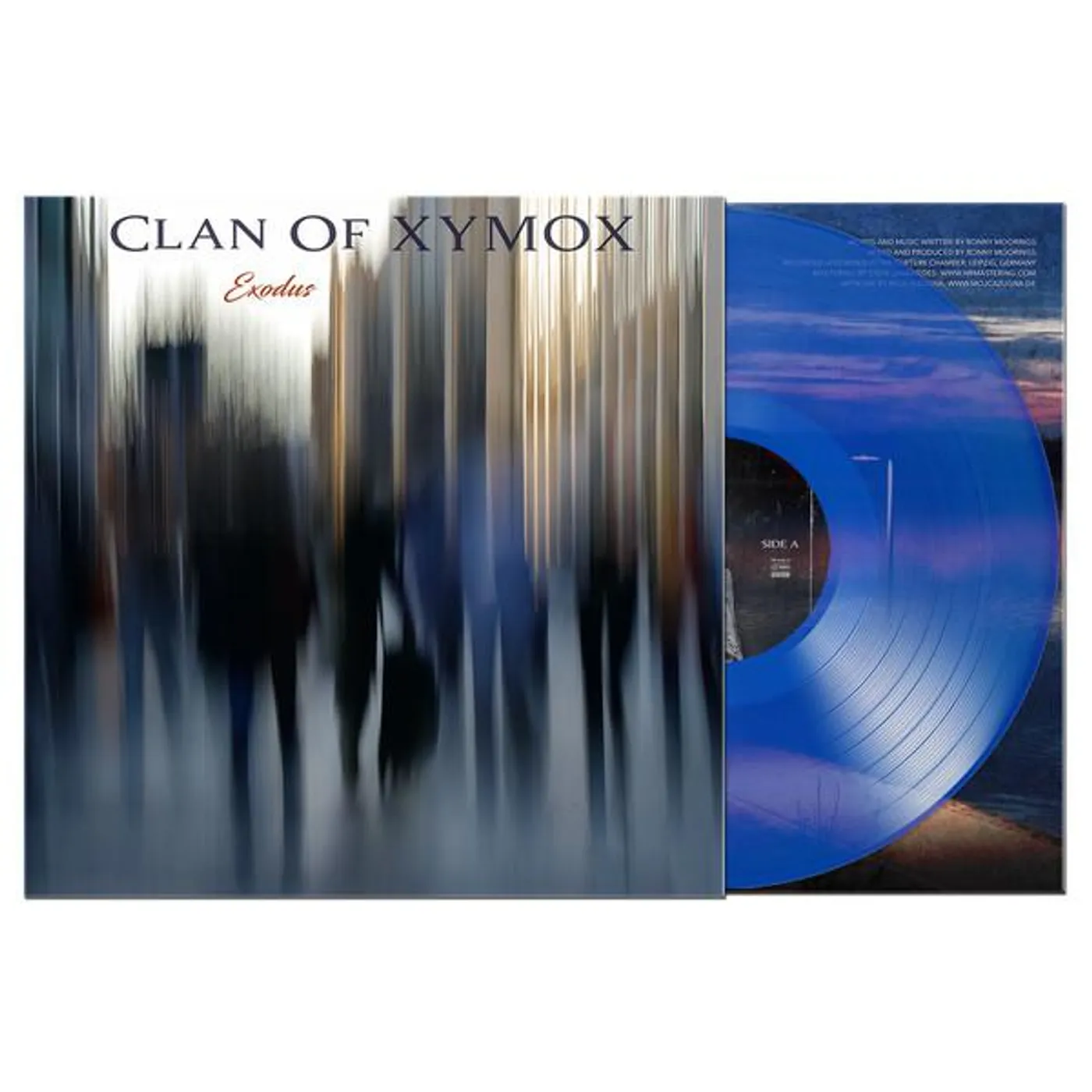 Clan of Xymox Exodus (Blue) Vinyl Record