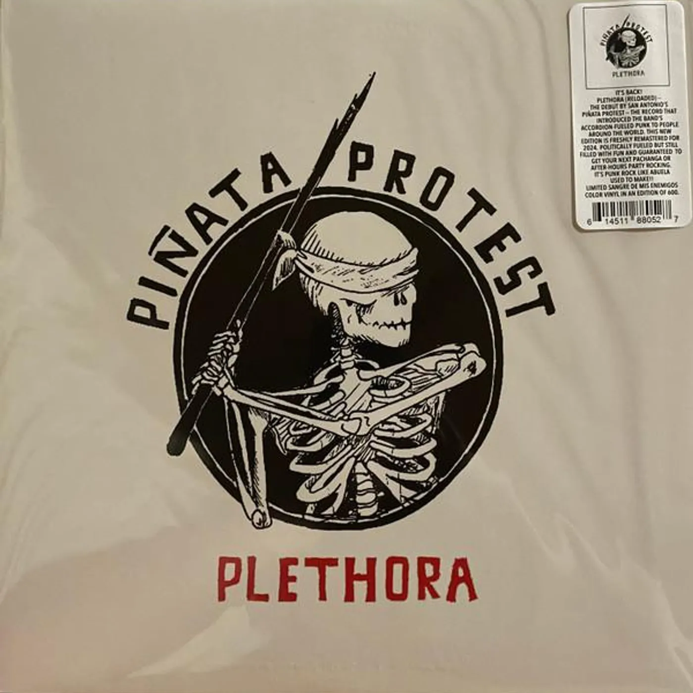 Piñata Protest PLETHORA RELOADED (RED VINYL) Vinyl Record