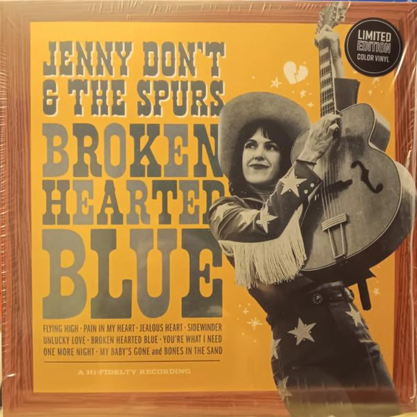 Jenny Don't And The Spurs BROKEN HEARTED BLUE Vinyl Record