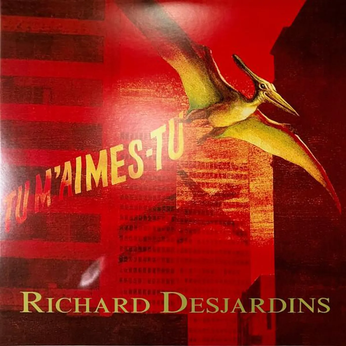 Richard Desjardins TU M'AIMES-TU Vinyl Record