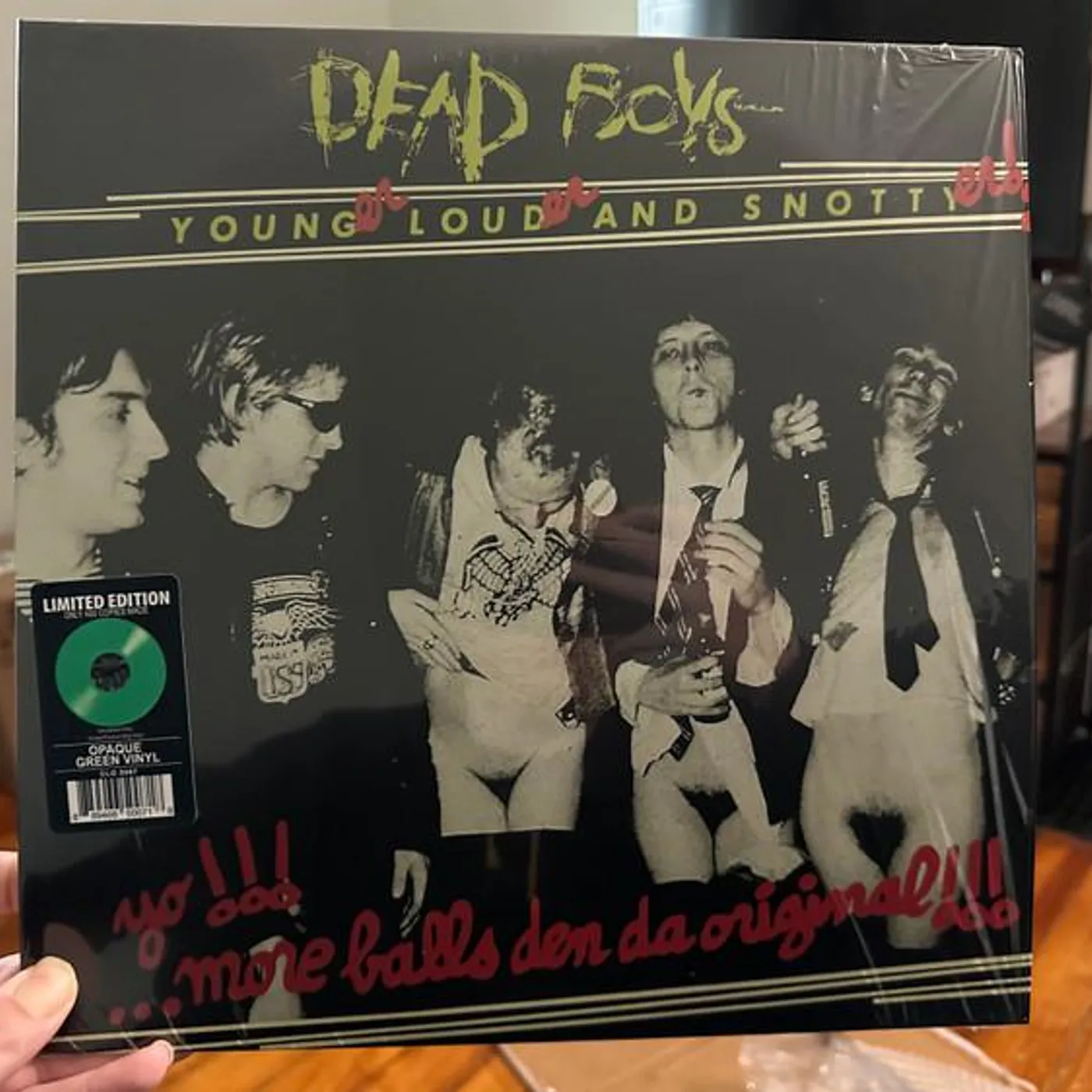Dead Boys YOUNGER LOUDER & SNOTTYER (GREEN VINYL) Vinyl Record