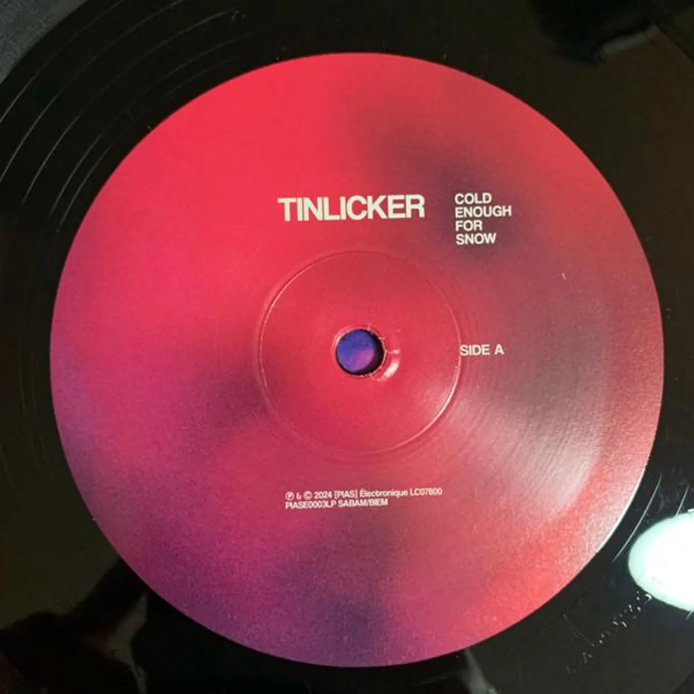 Tinlicker COLD ENOUGH FOR SNOW Vinyl Record