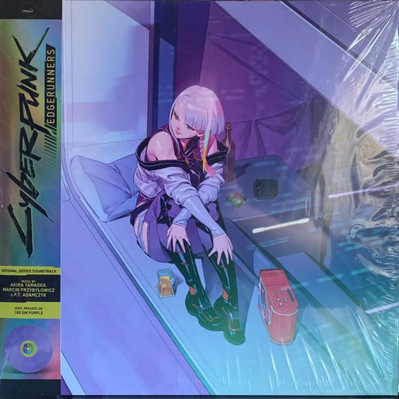 Akira Yamaoka CYBERPUNK: EDGERUNNERS (MARBLED PURPLE VINYL/180G/HOLGRAPHIC OBI) Vinyl Record