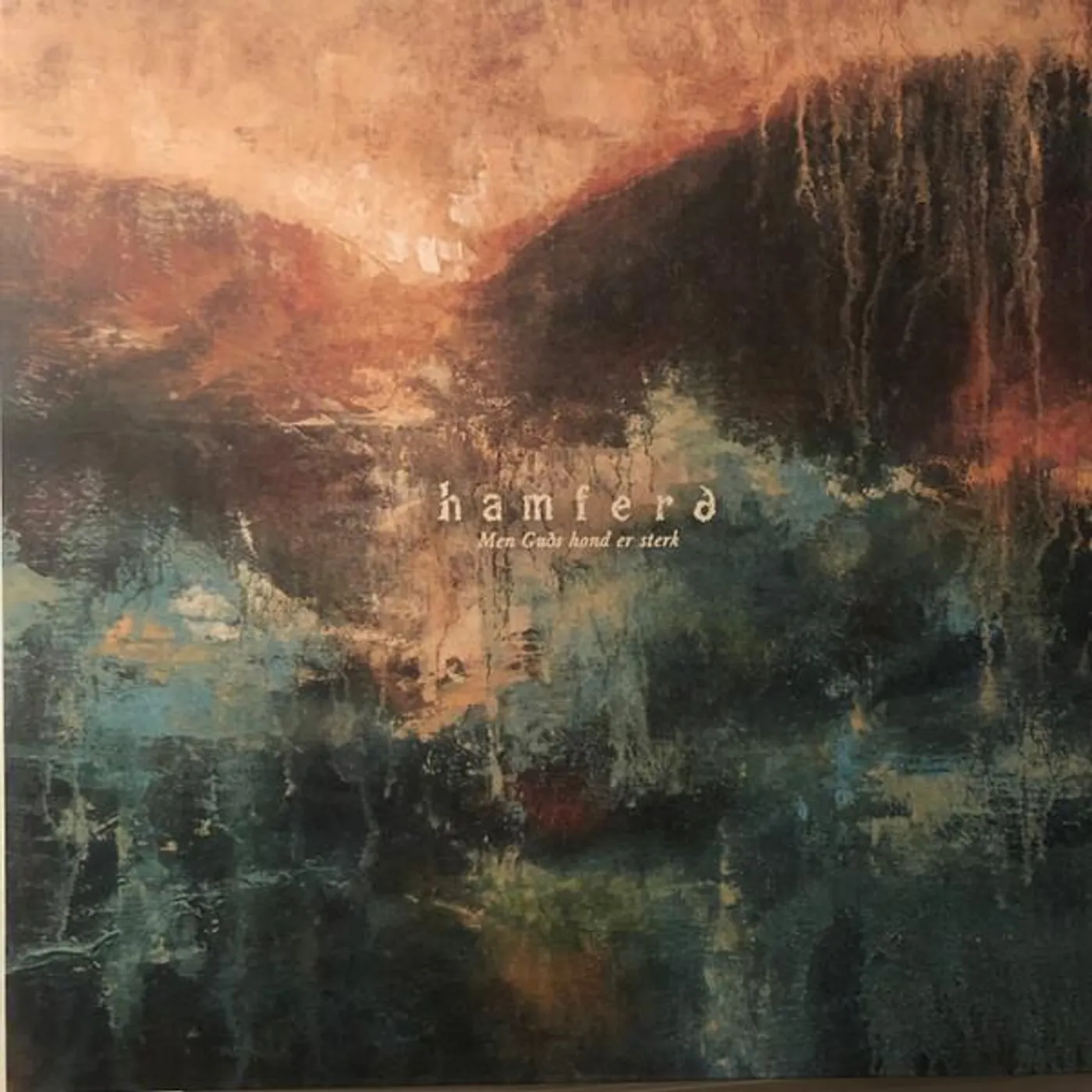 Hamferð Men Guos Hond Er Sterk  (Blue) Vinyl Record