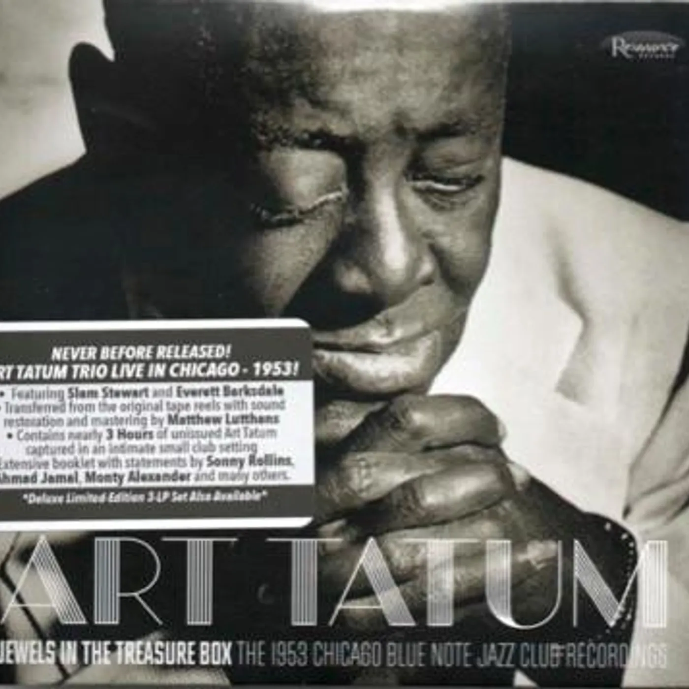 Art Tatum JEWELS IN THE TREASURE BOX:1953 CHICAGO BLUE NOTE JAZZ CLUB RECORDINGS (3CD) CD