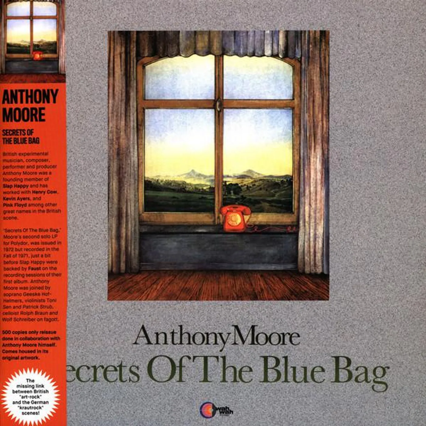 Anthony Moore SECRETS OF THE BLUE BAG Vinyl Record