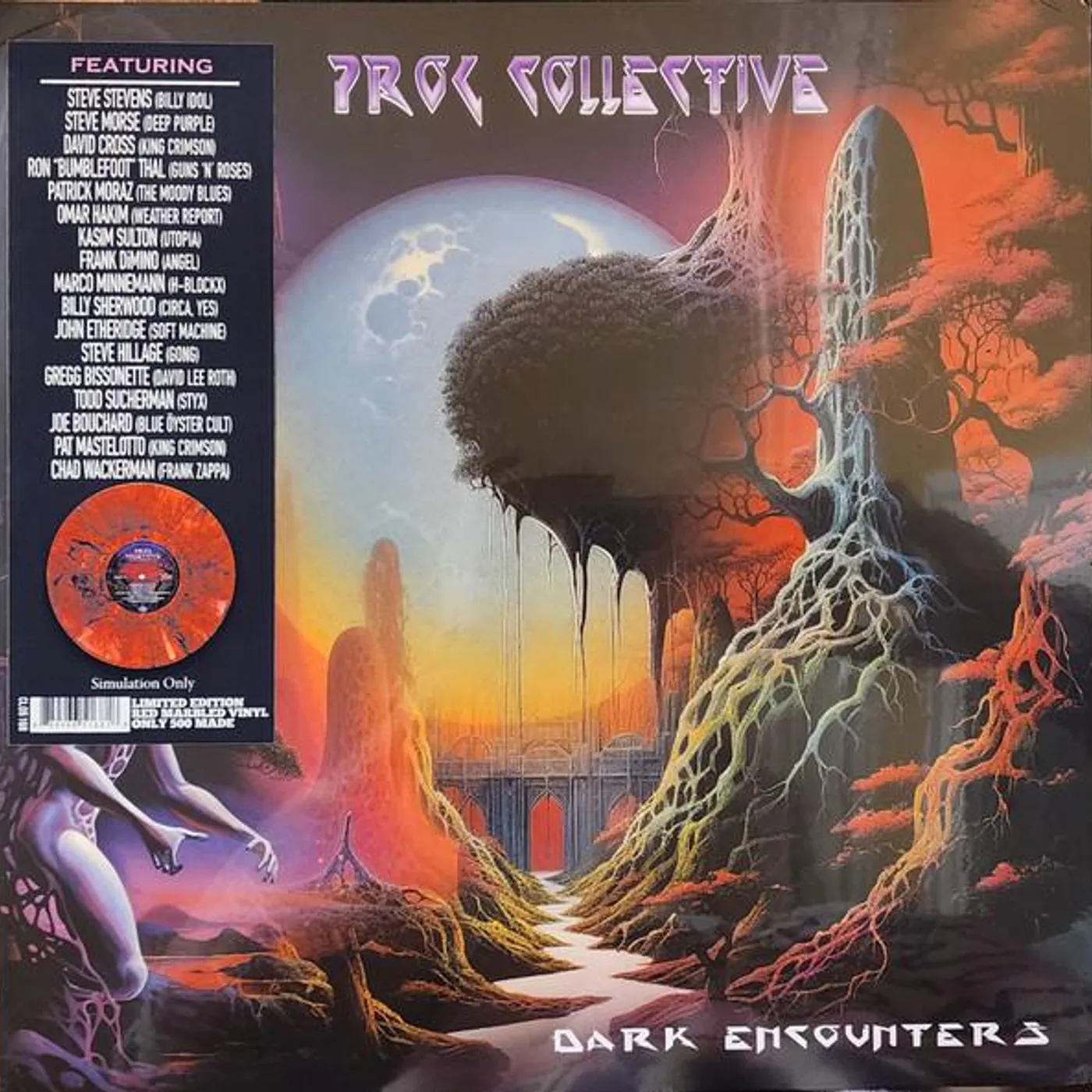 The Prog Collective DARK ENCOUNTERS (RED VINYL) Vinyl Record