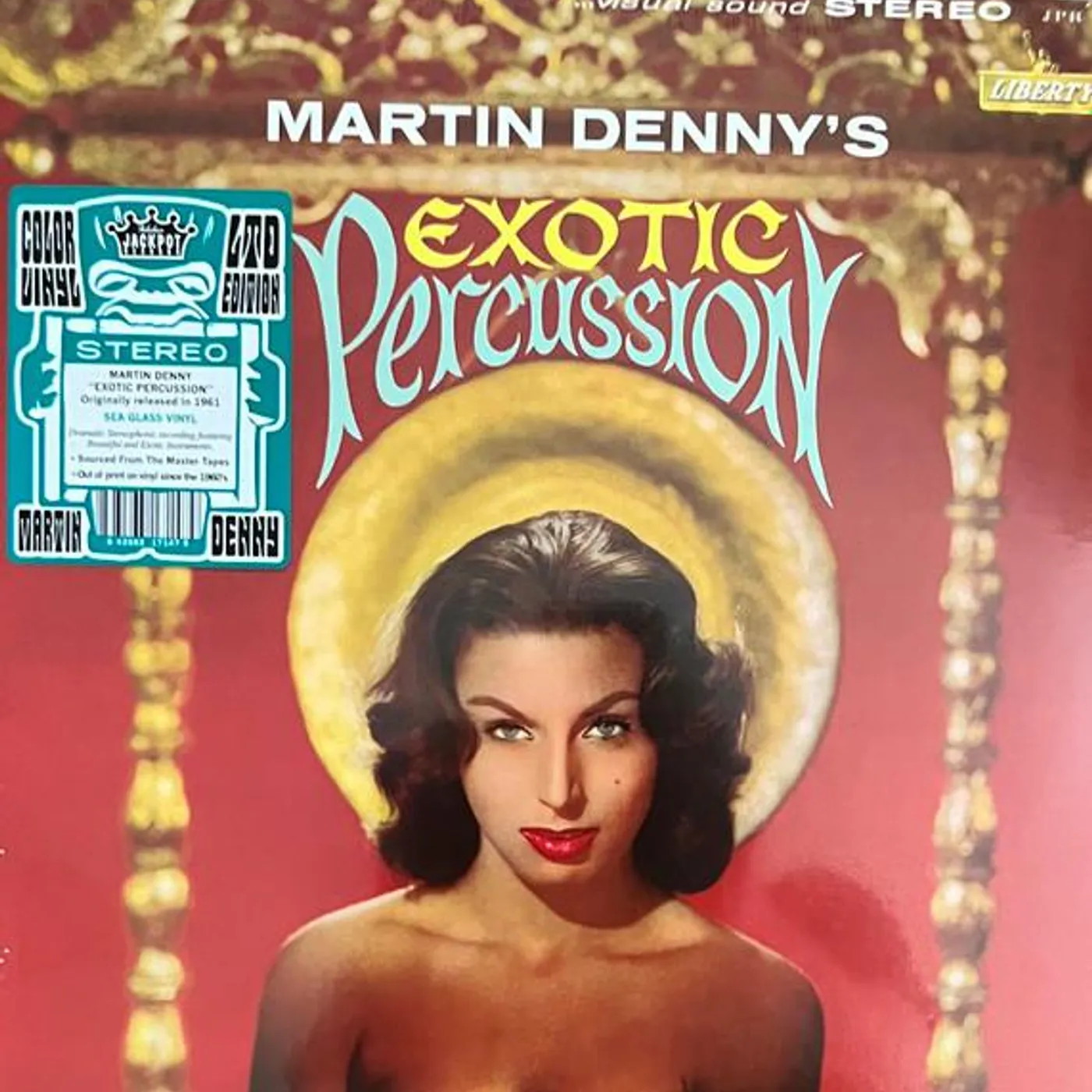 Martin Denny Exotic Percussion (Sea Glass) Vinyl Record