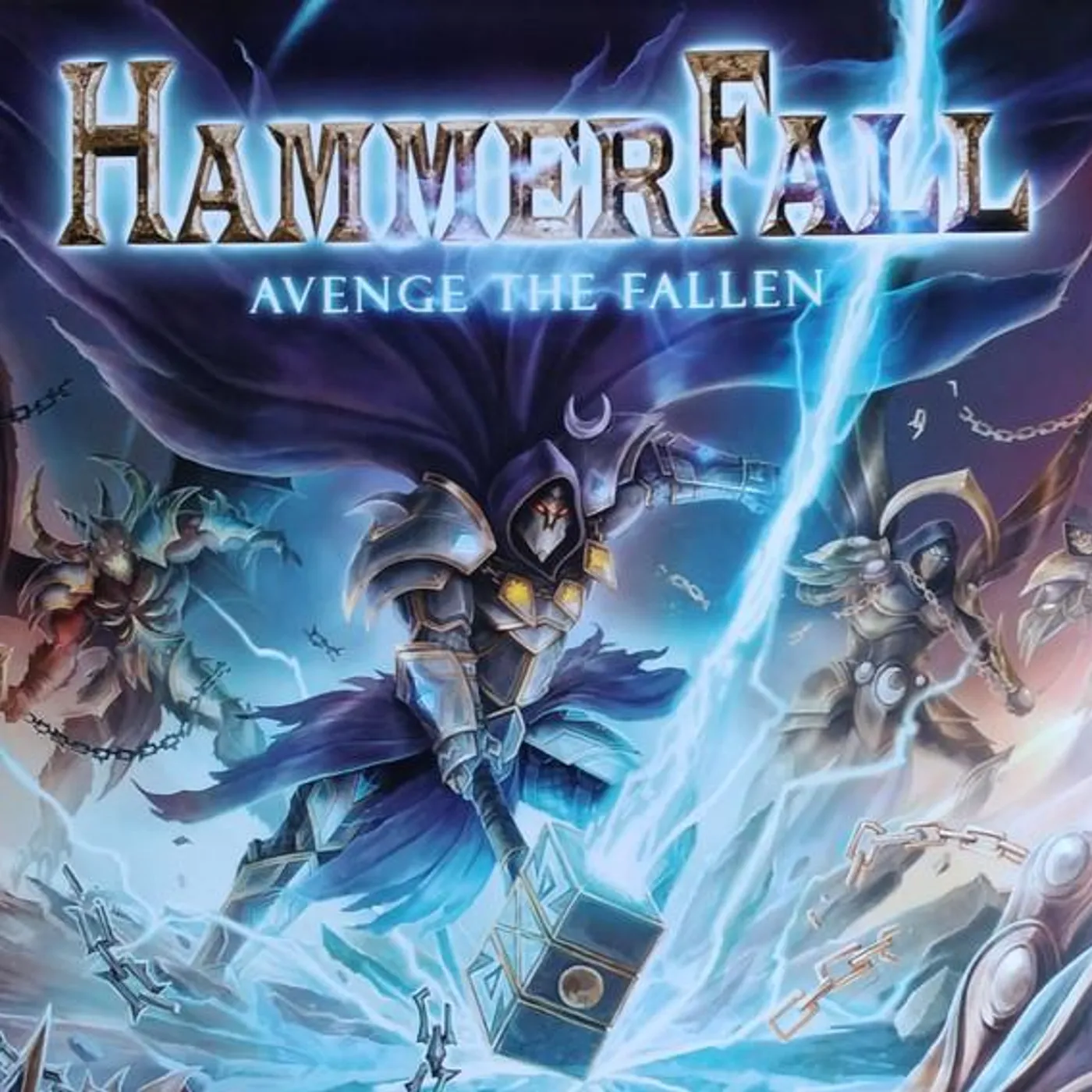 HammerFall AVENGE THE FALLEN (GOLD VINYL) Vinyl Record